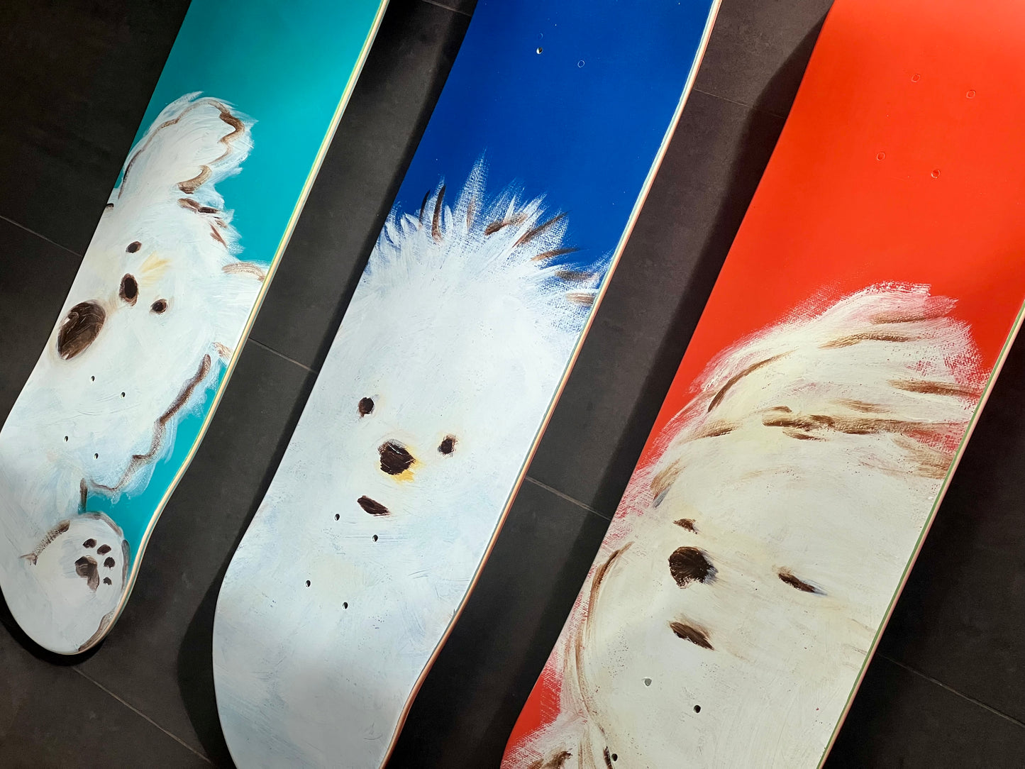 YEYE - Ensemble photomaton Moonge - 3 skateboards