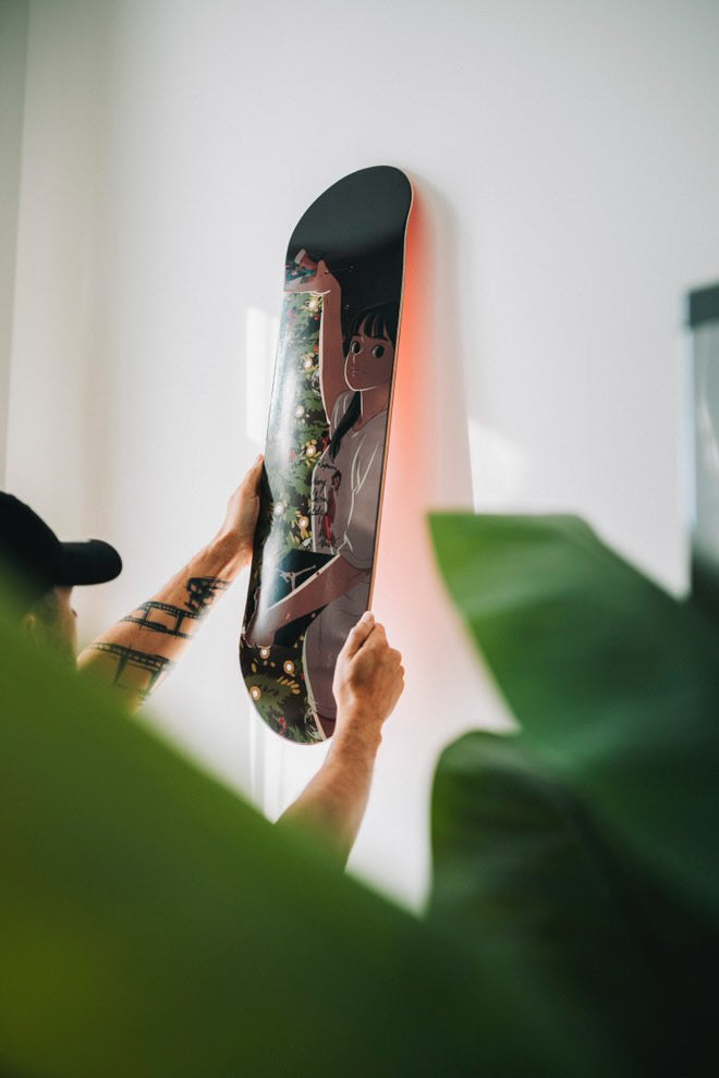Sapin de Noël de Kim Jungyoun - 1 skateboard