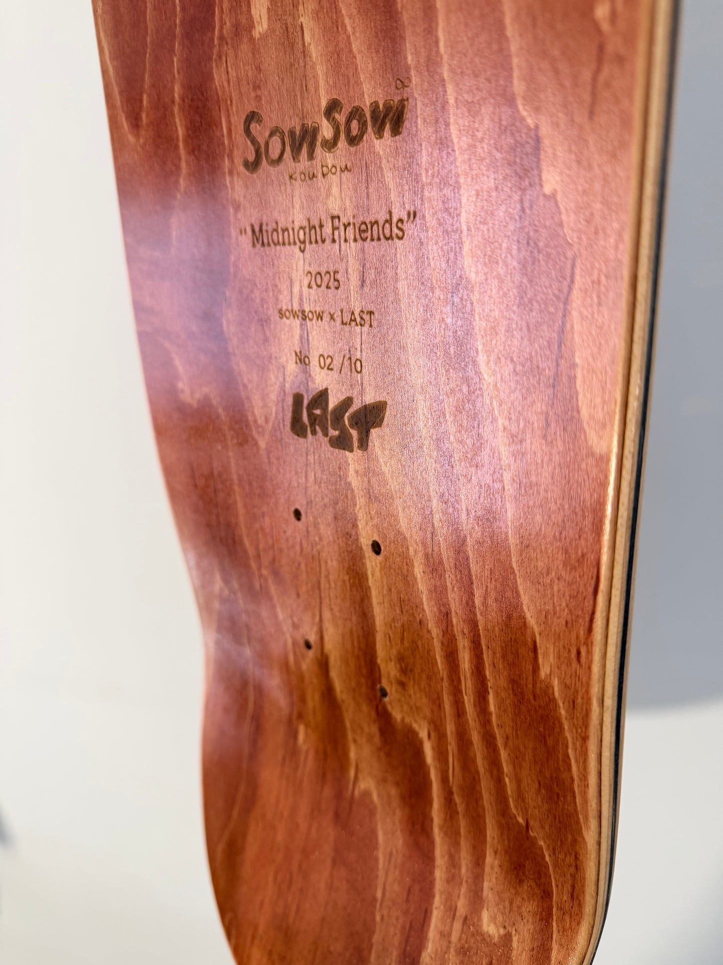 .SOWSOW 手彩バージョン 2/10 ミッドナイトフレンズ - スケートボード 1枚