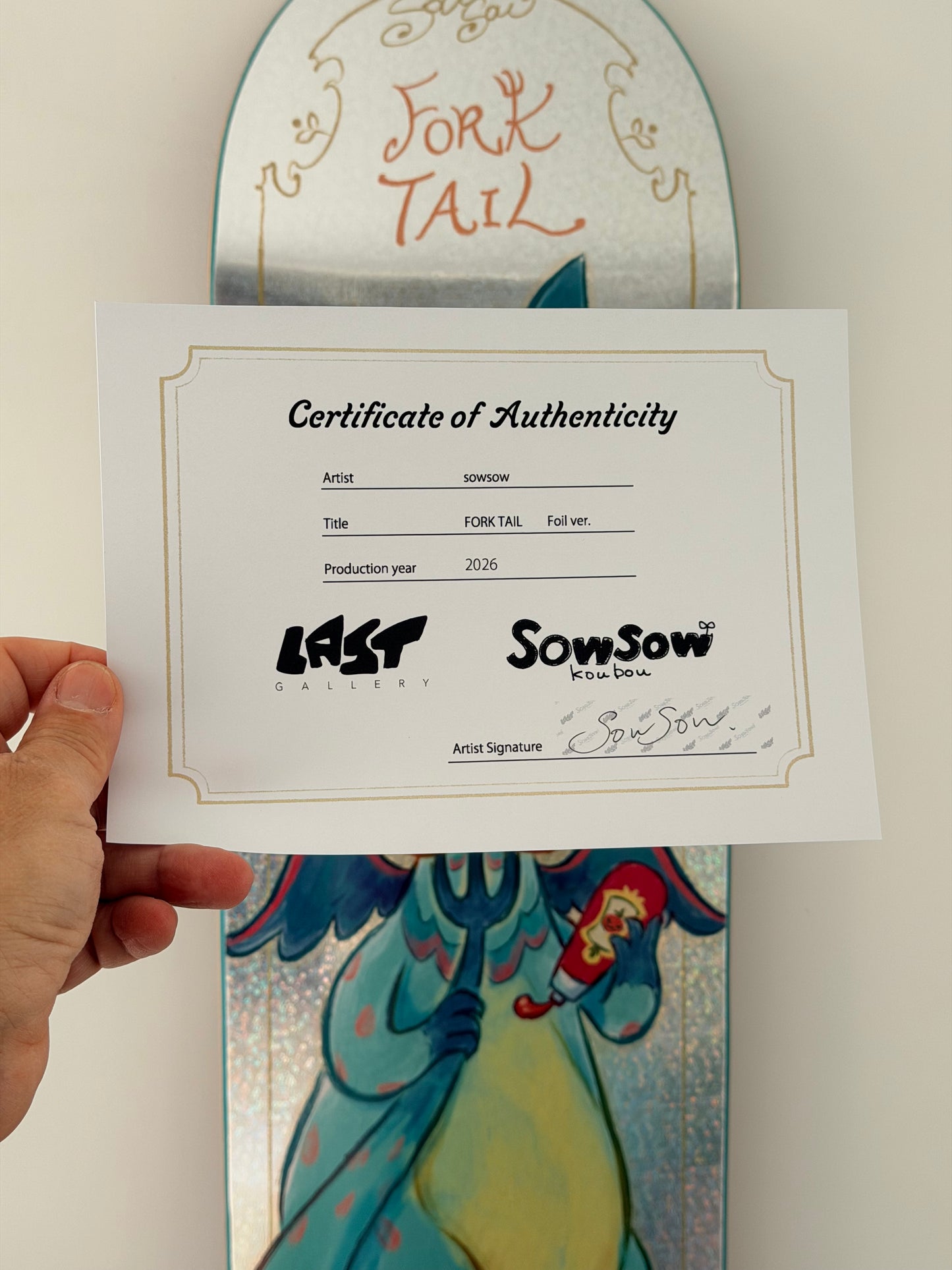 FOILバージョンSOWSOWフォークテール - スケートボード1台