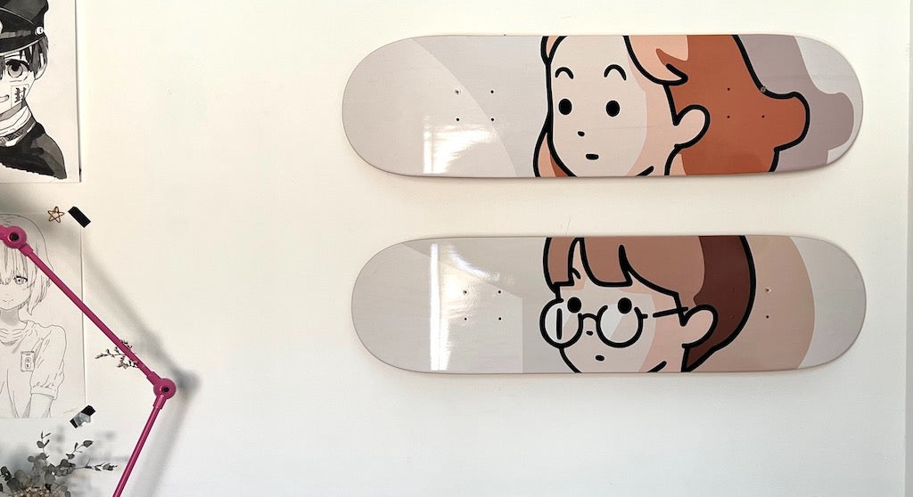 YUTANPO SHIRANE "Dans la lumière C" - Deck'On - 1 skateboard Yuroom