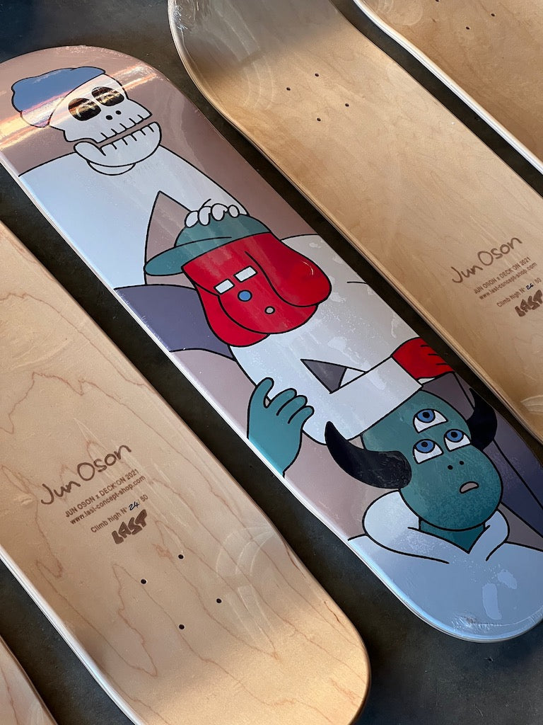 Coffret Deck'On JUN OSON - 2 skateboards