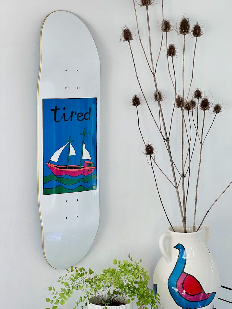 パラ - 船は出航したボード - 疲れたスケートボード