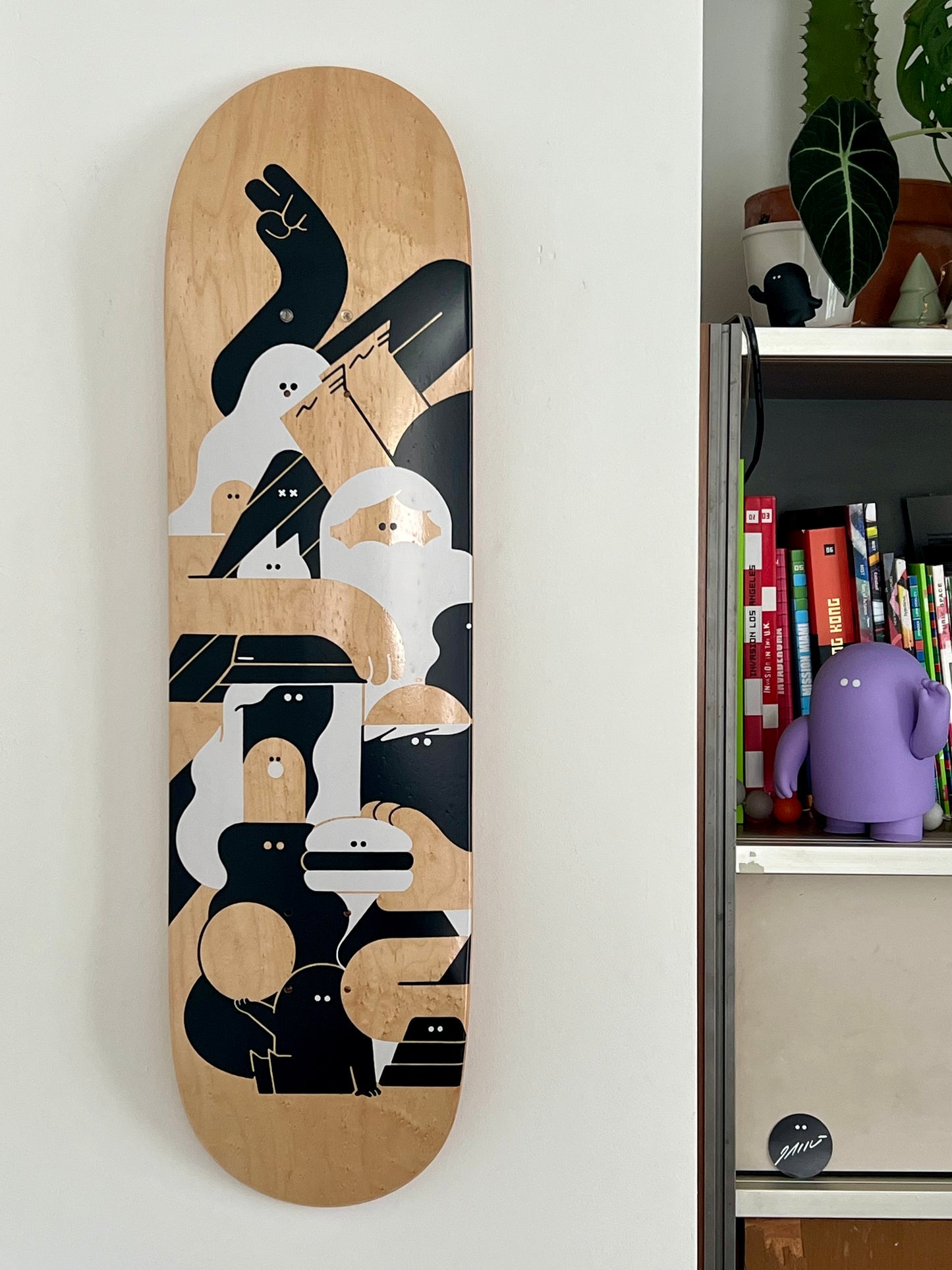 ÉMU SIGNÉ Neighbours n•9 - Deck'On - 1 skateboard