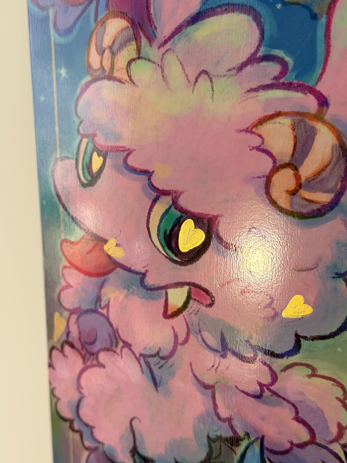 .SOWSOW 手彩バージョン 9/10 ミッドナイトフレンズ - スケートボード 1 枚