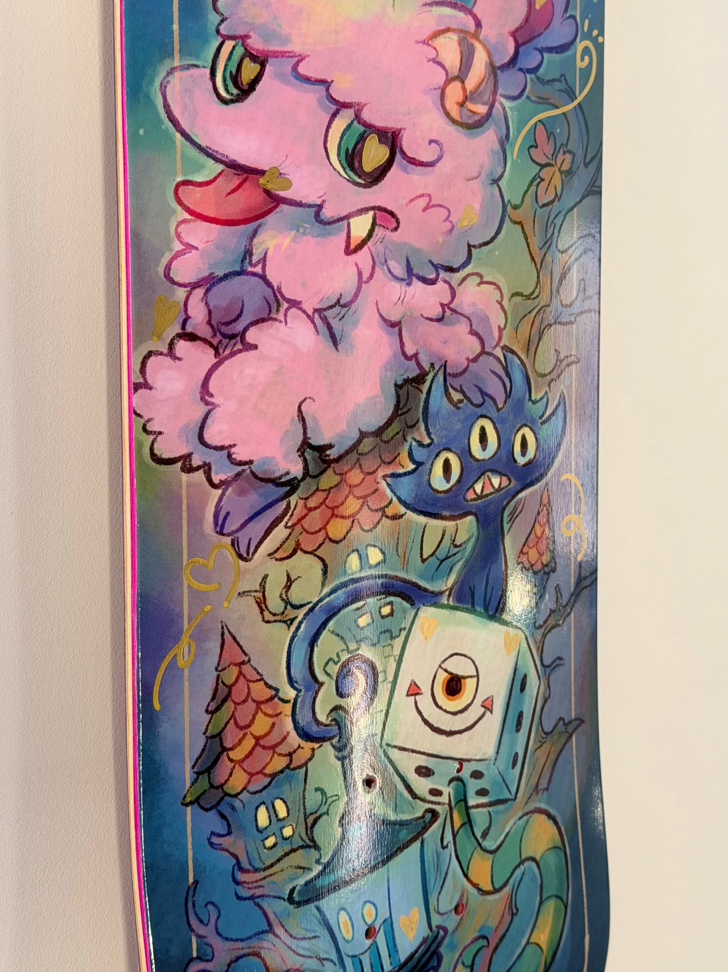 .SOWSOW 手彩バージョン 9/10 ミッドナイトフレンズ - スケートボード 1 枚