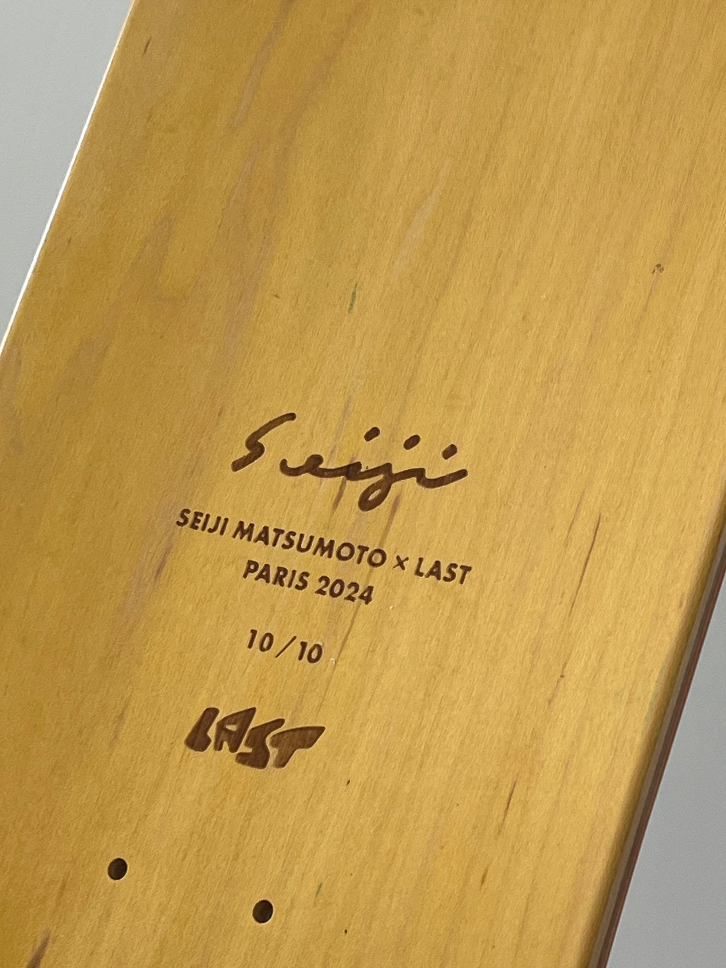 Seiji Matsumoto - Paris - 1 skateboard