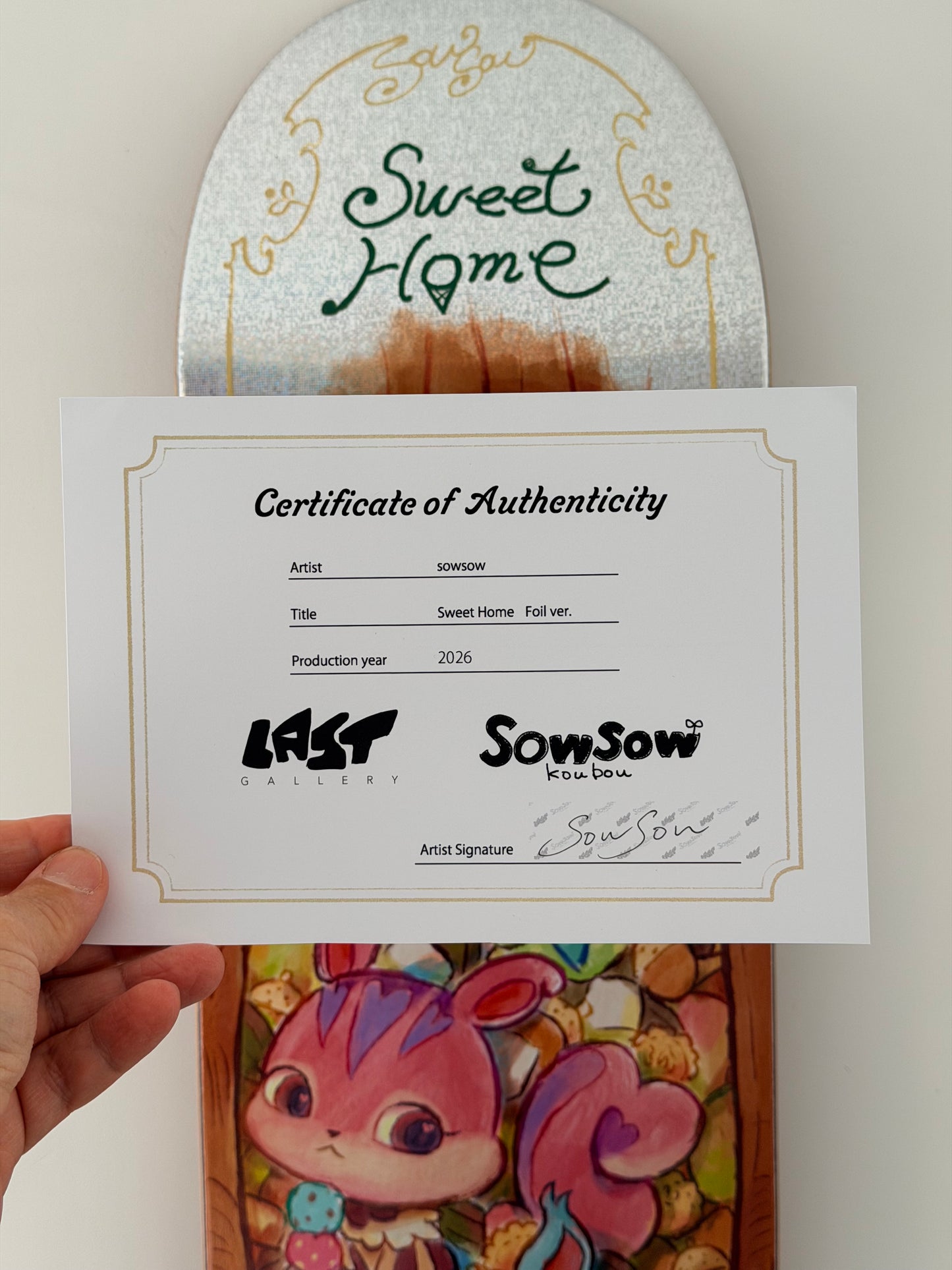 .FOIL version SOWSOW Sweet home - 1 skateboard