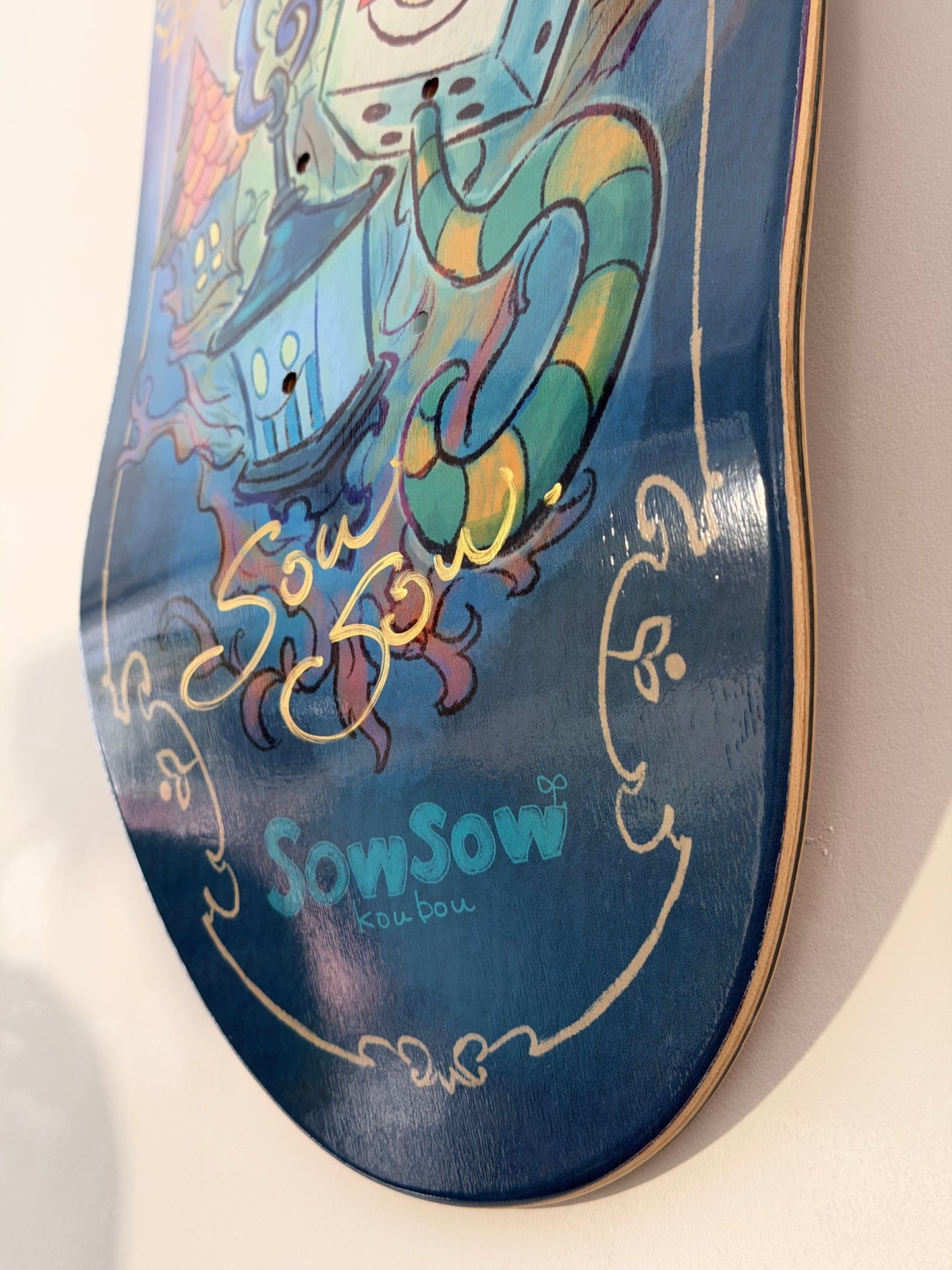 .SOWSOW 手彩バージョン 4/10 ミッドナイトフレンズ - スケートボード 1枚