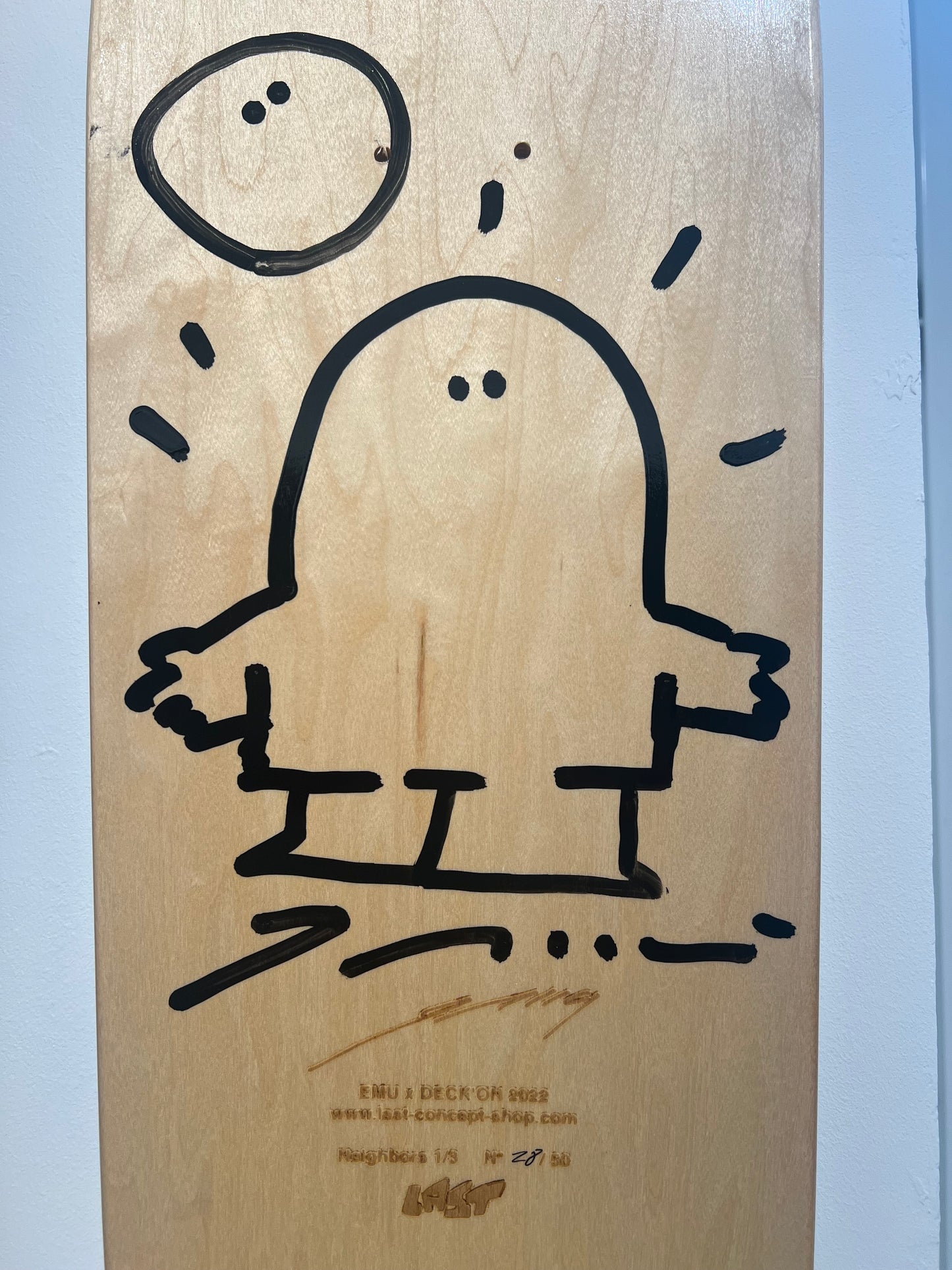 ÉMU SIGNÉ Neighbours n•9 - Deck'On - 1 skateboard