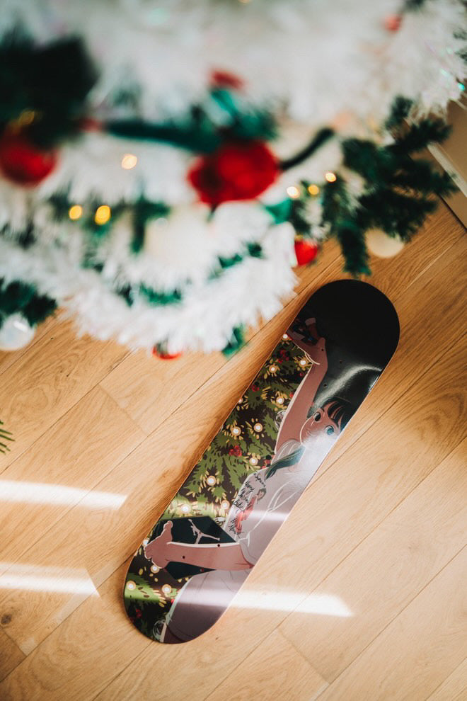 Sapin de Noël de Kim Jungyoun - 1 skateboard