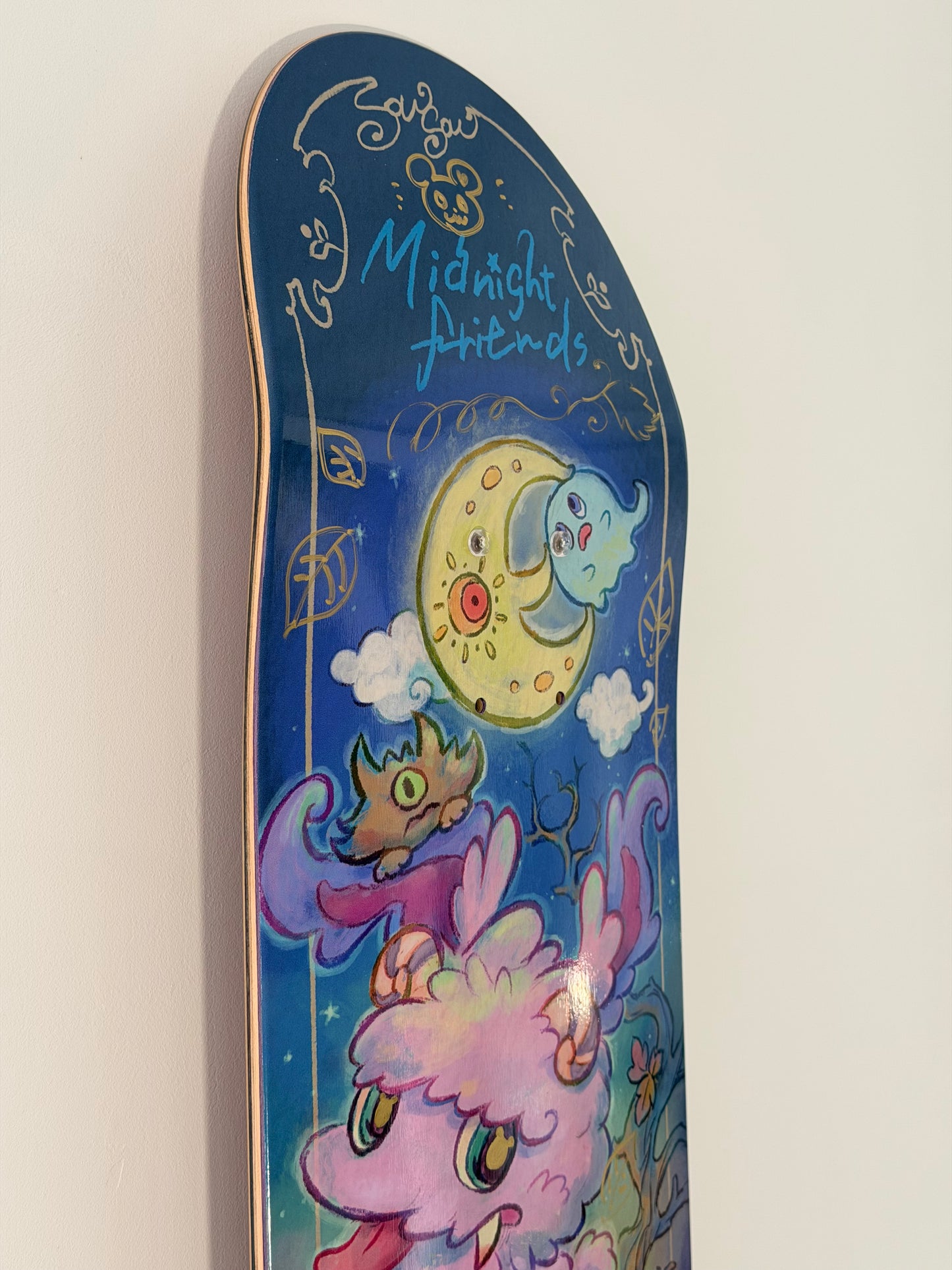 .SOWSOW 手彩バージョン 4/10 ミッドナイトフレンズ - スケートボード 1枚