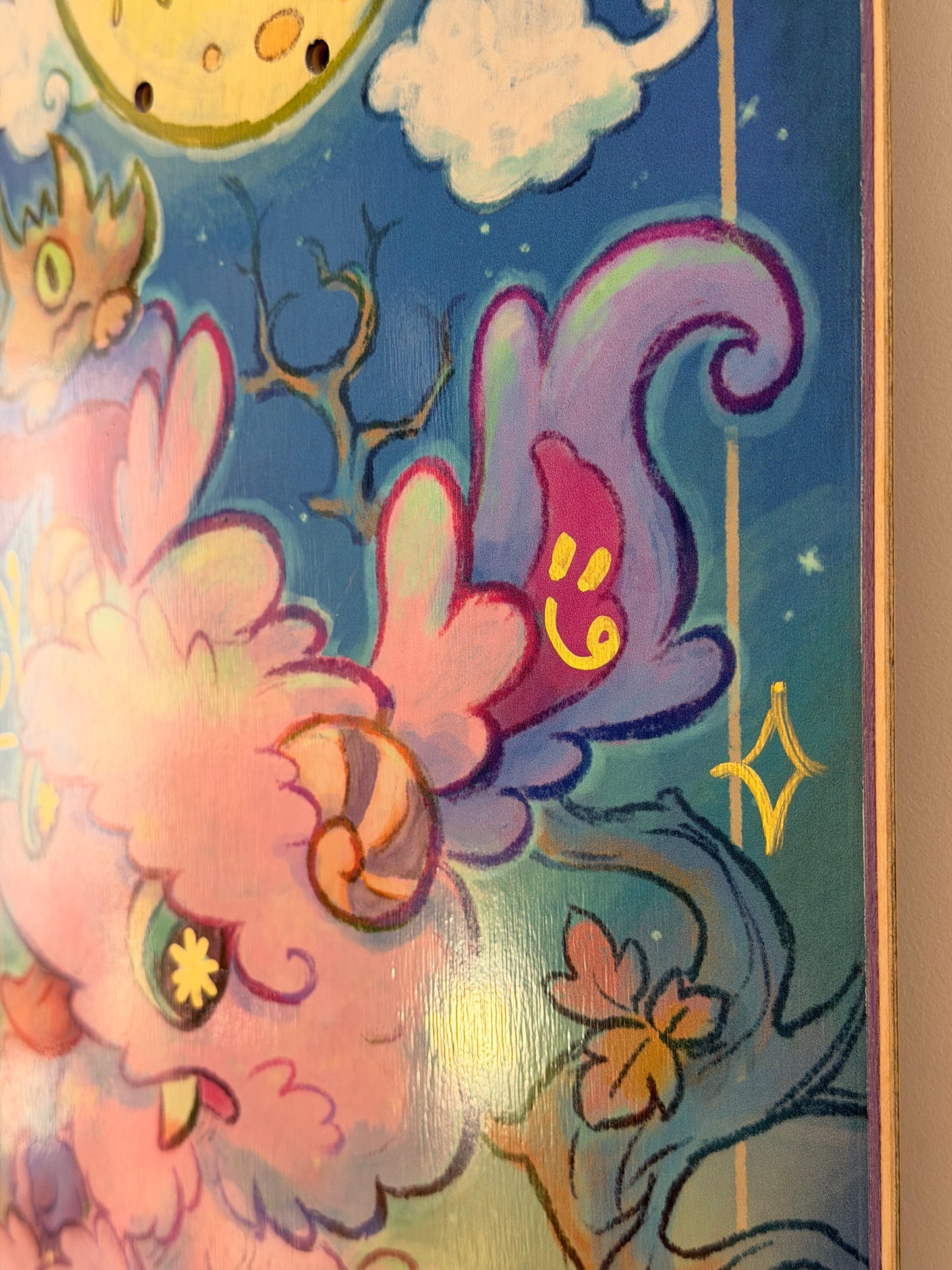 .SOWSOW 手彩バージョン 10/10 ミッドナイトフレンズ - スケートボード 1 枚