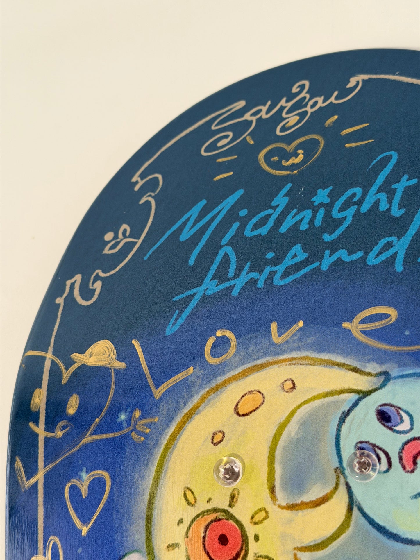 .SOWSOW 手彩バージョン 9/10 ミッドナイトフレンズ - スケートボード 1 枚