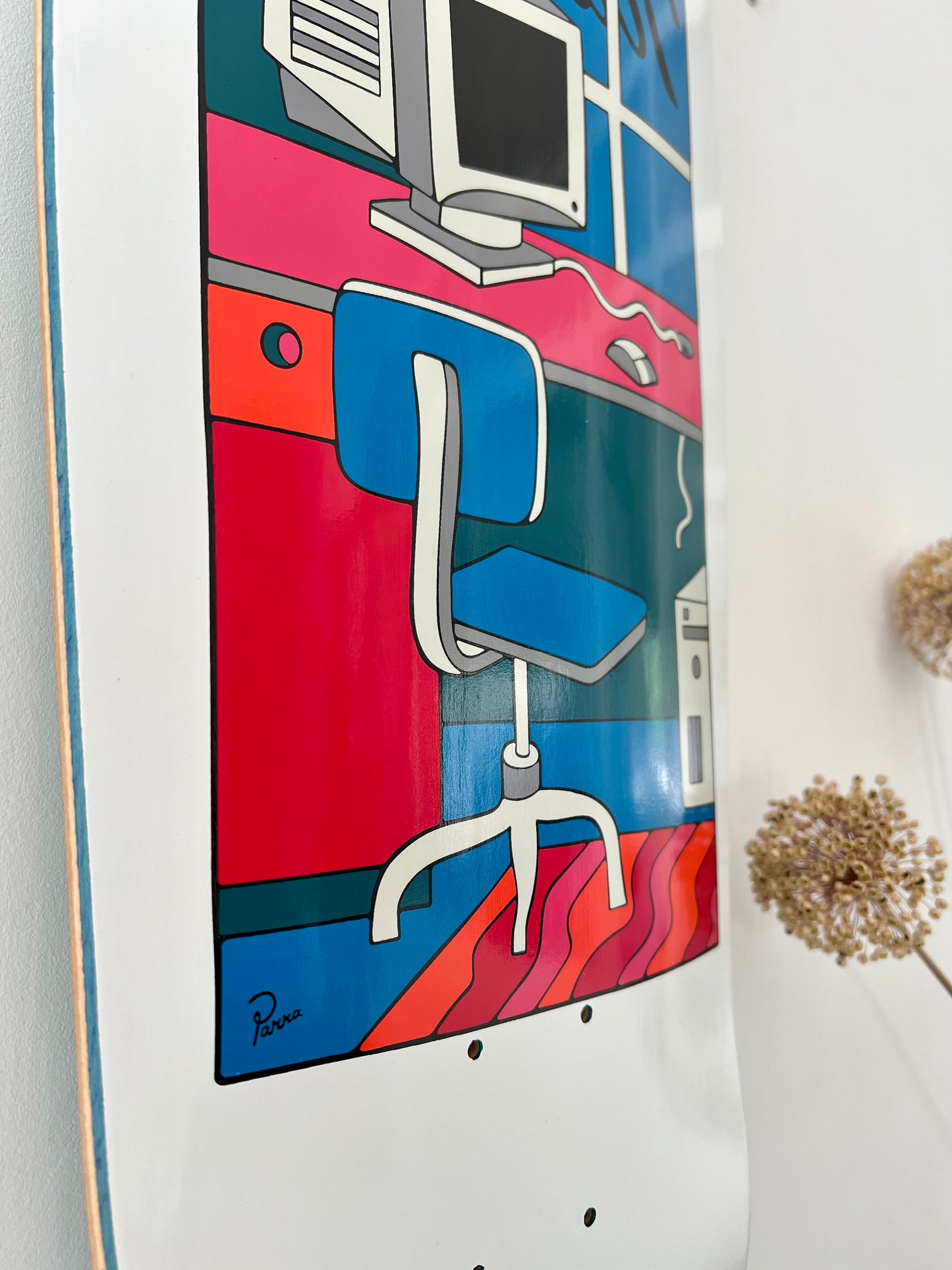 Parra - Workstation 1989 board - Skateboard fatigué