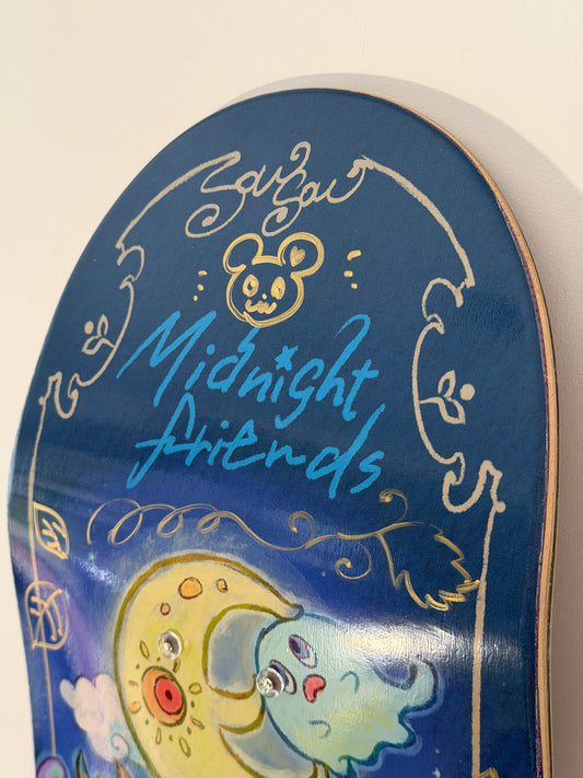 .SOWSOW Version embellie à la main 4/10 Amis de minuit - 1 skateboard