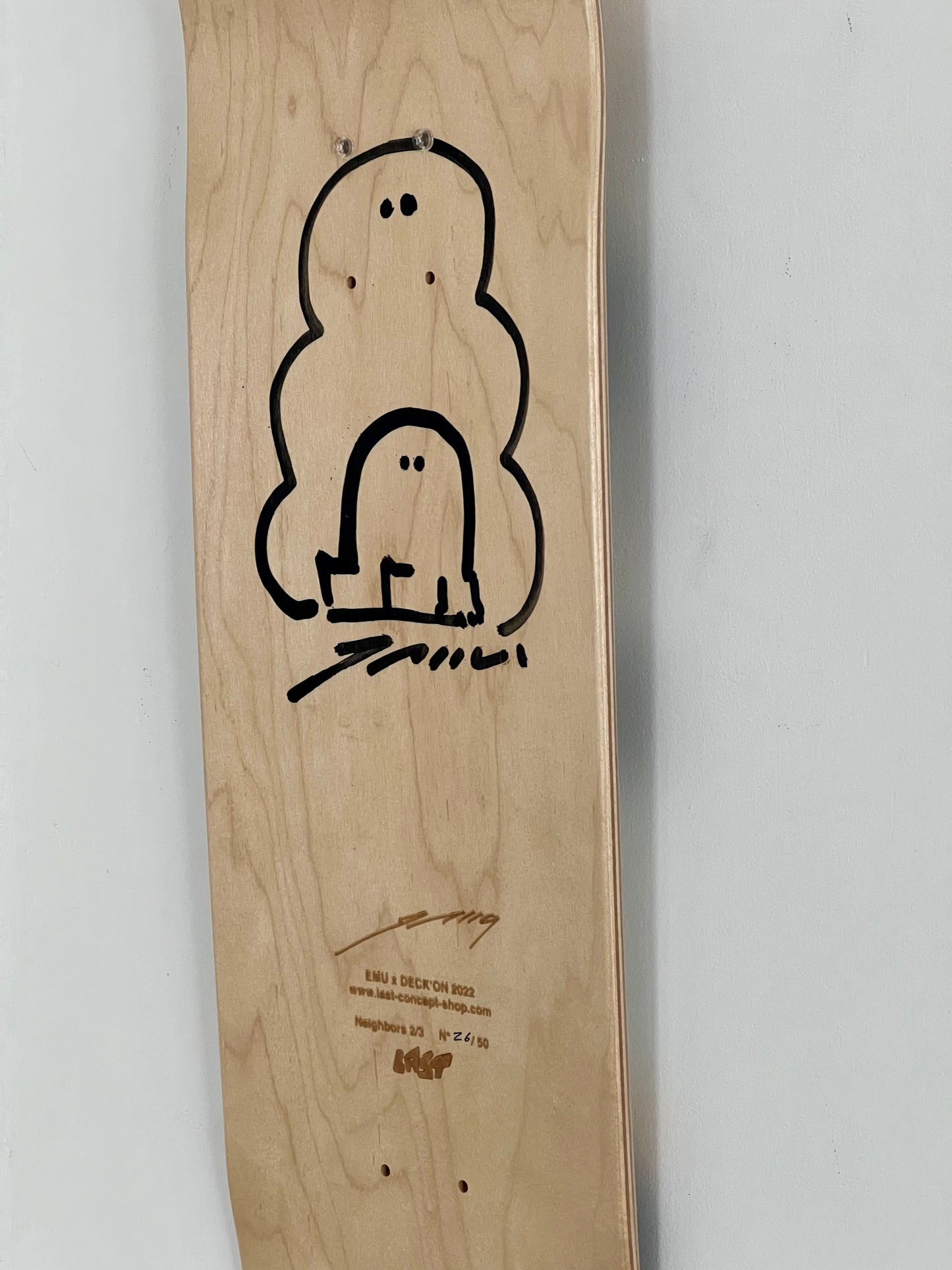 ÉMU (SIGNÉ) Neighbours n•5 - Deck'On - 1 skateboard