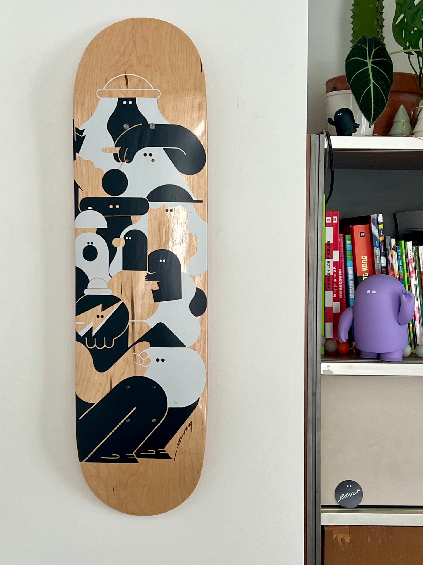 ÉMU SIGNÉ Neighbours n•4 - Deck'On - 1 skateboard