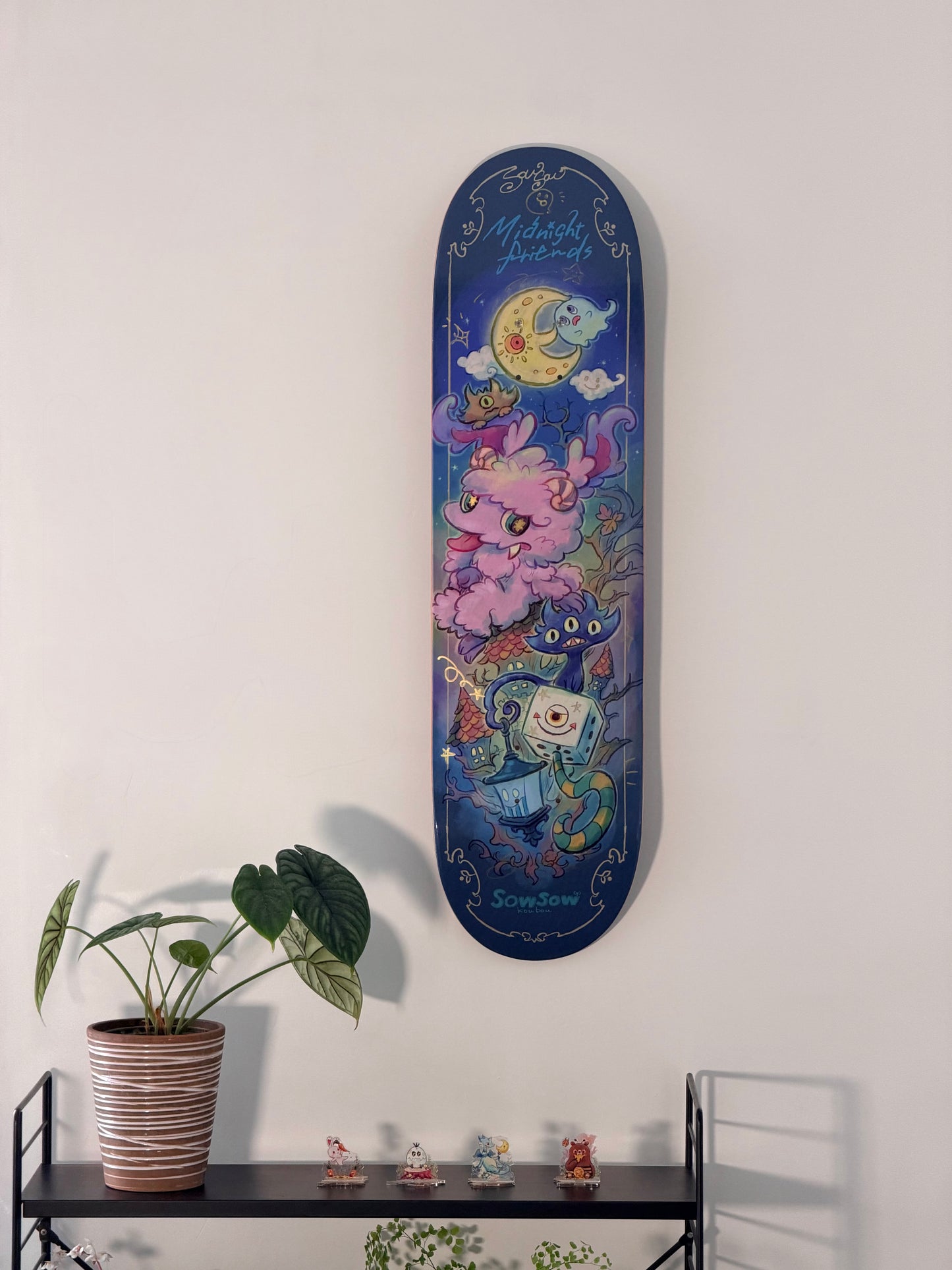 .SOWSOW 手彩バージョン 3/10 ミッドナイトフレンズ - スケートボード 1枚