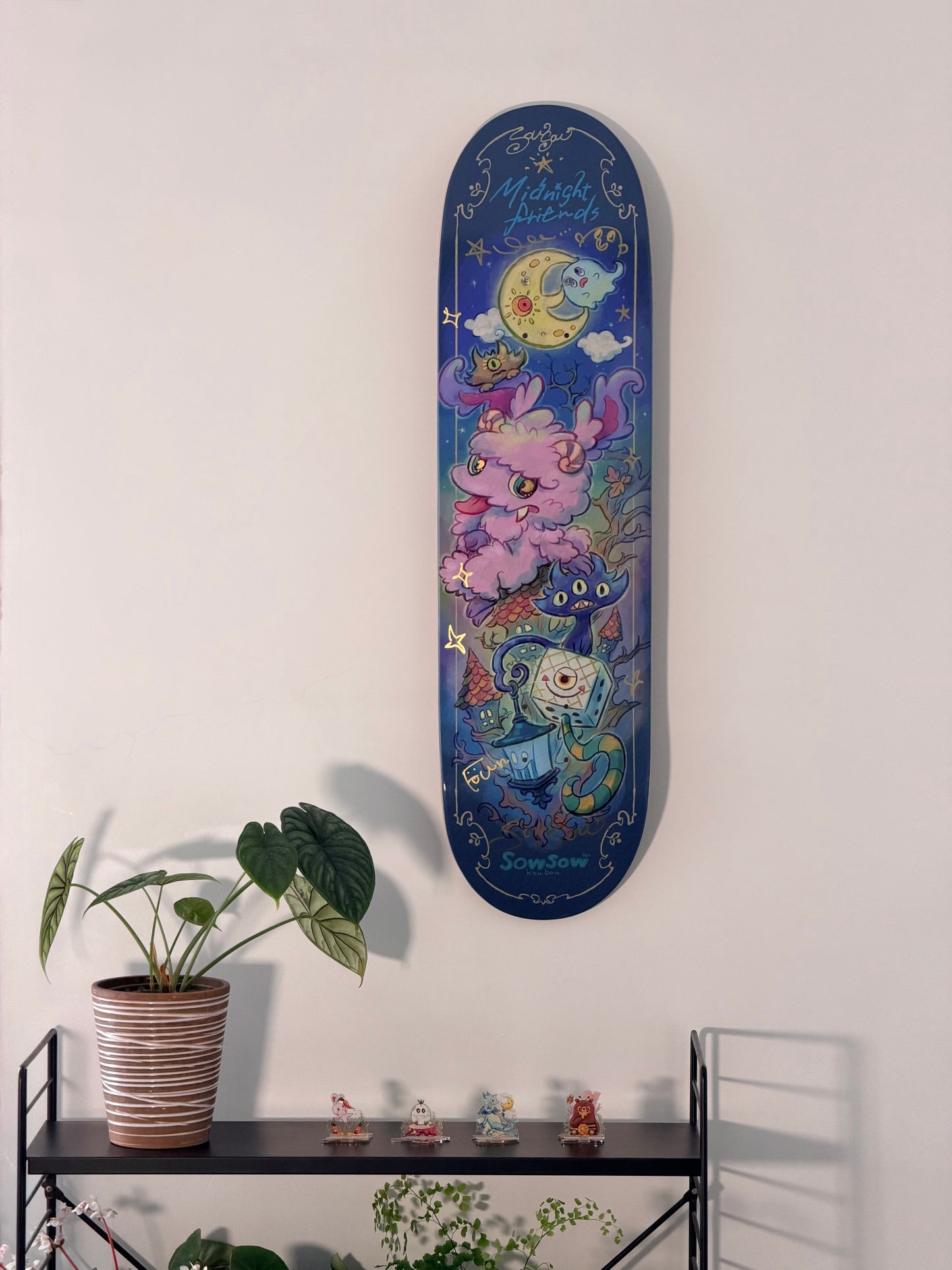 .SOWSOW 手彩バージョン 2/10 ミッドナイトフレンズ - スケートボード 1枚