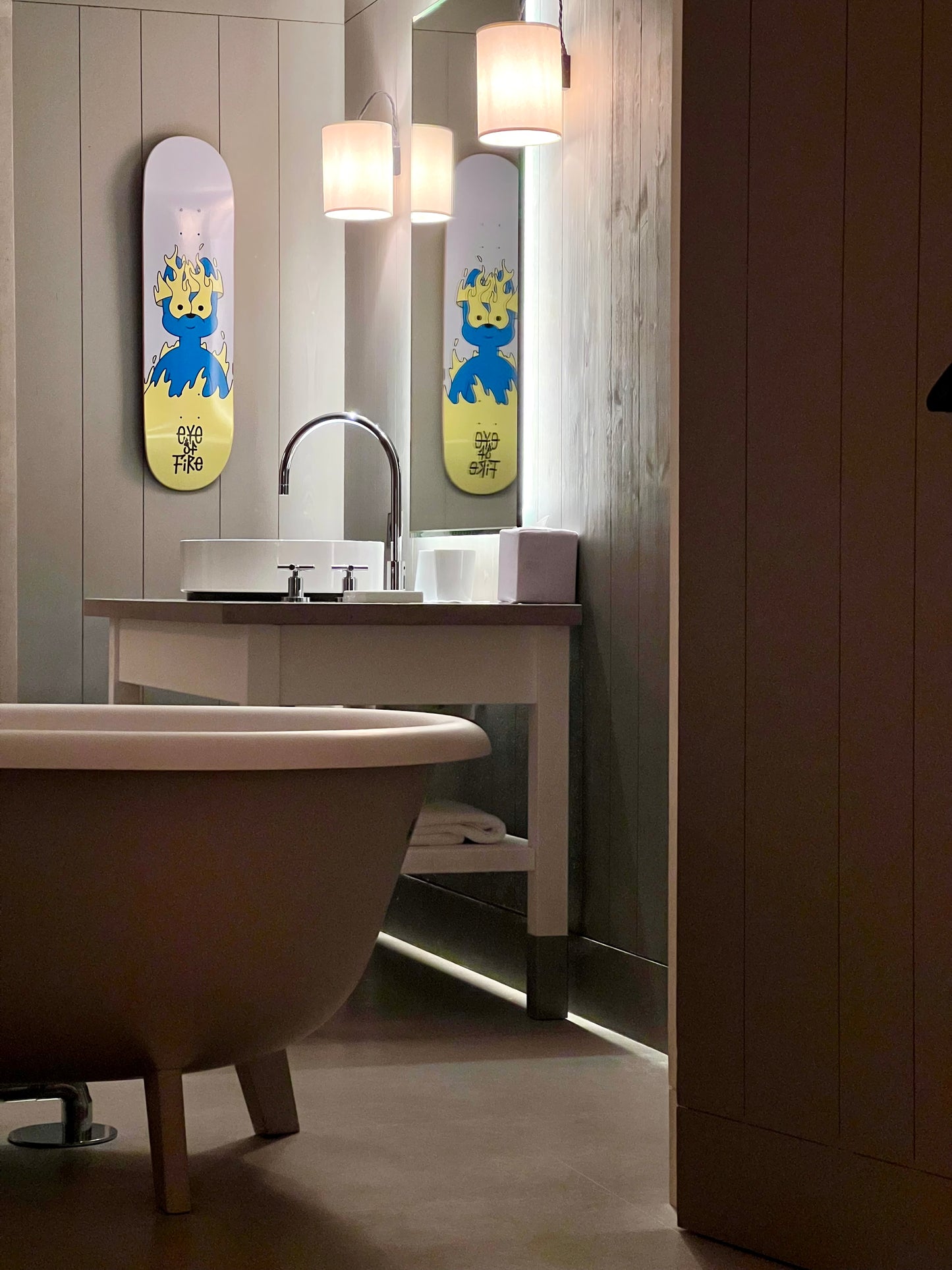 Eye of fire - 🔥 - 1 skateboard