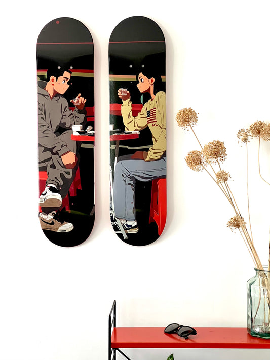 Diptyque Kim Jungyoun - 2 skateboards