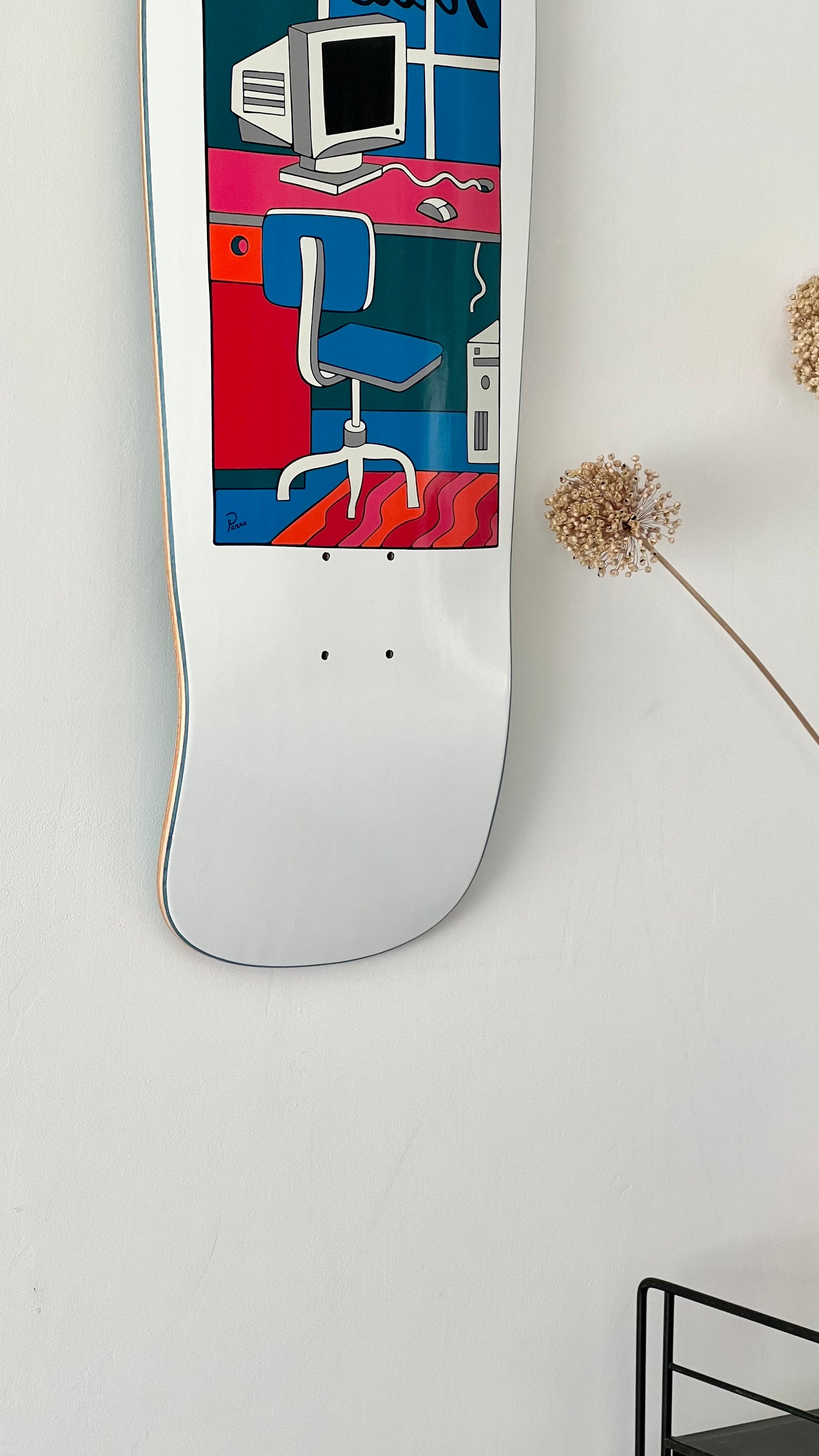 Parra - Workstation 1989 board - Skateboard fatigué