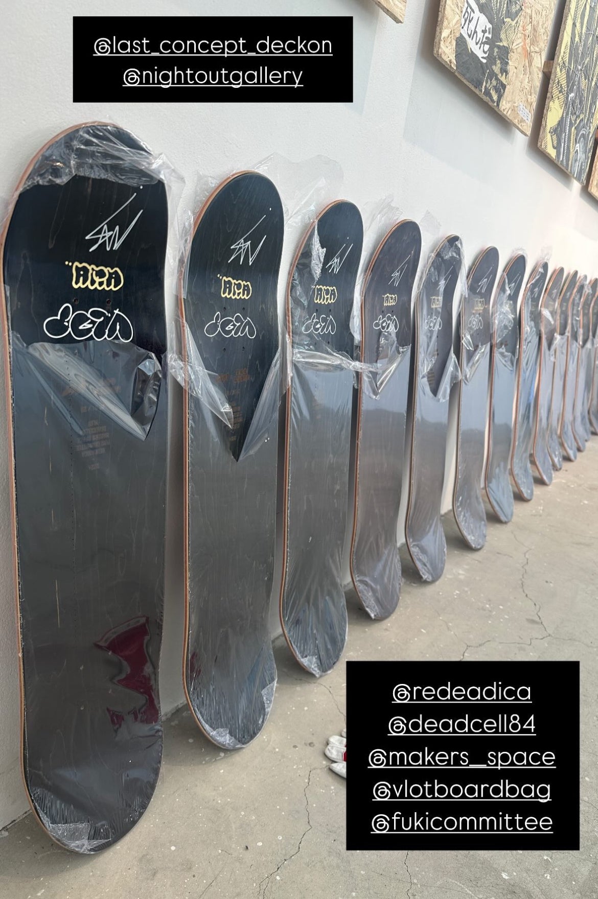 Fuki Committee Vlot Makers space Redeadica Deadcell84  - 1 skateboard