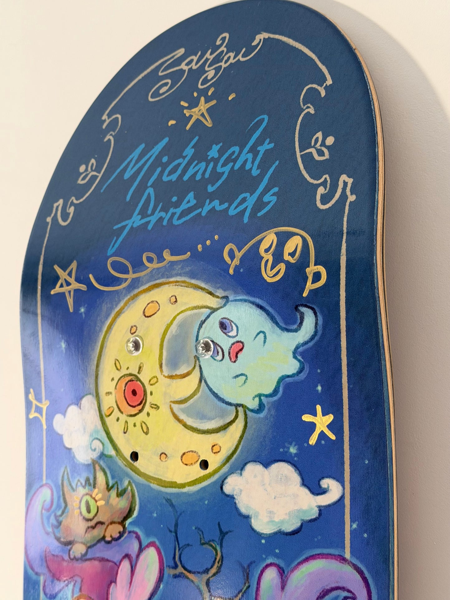 .SOWSOW 手彩バージョン 2/10 ミッドナイトフレンズ - スケートボード 1枚