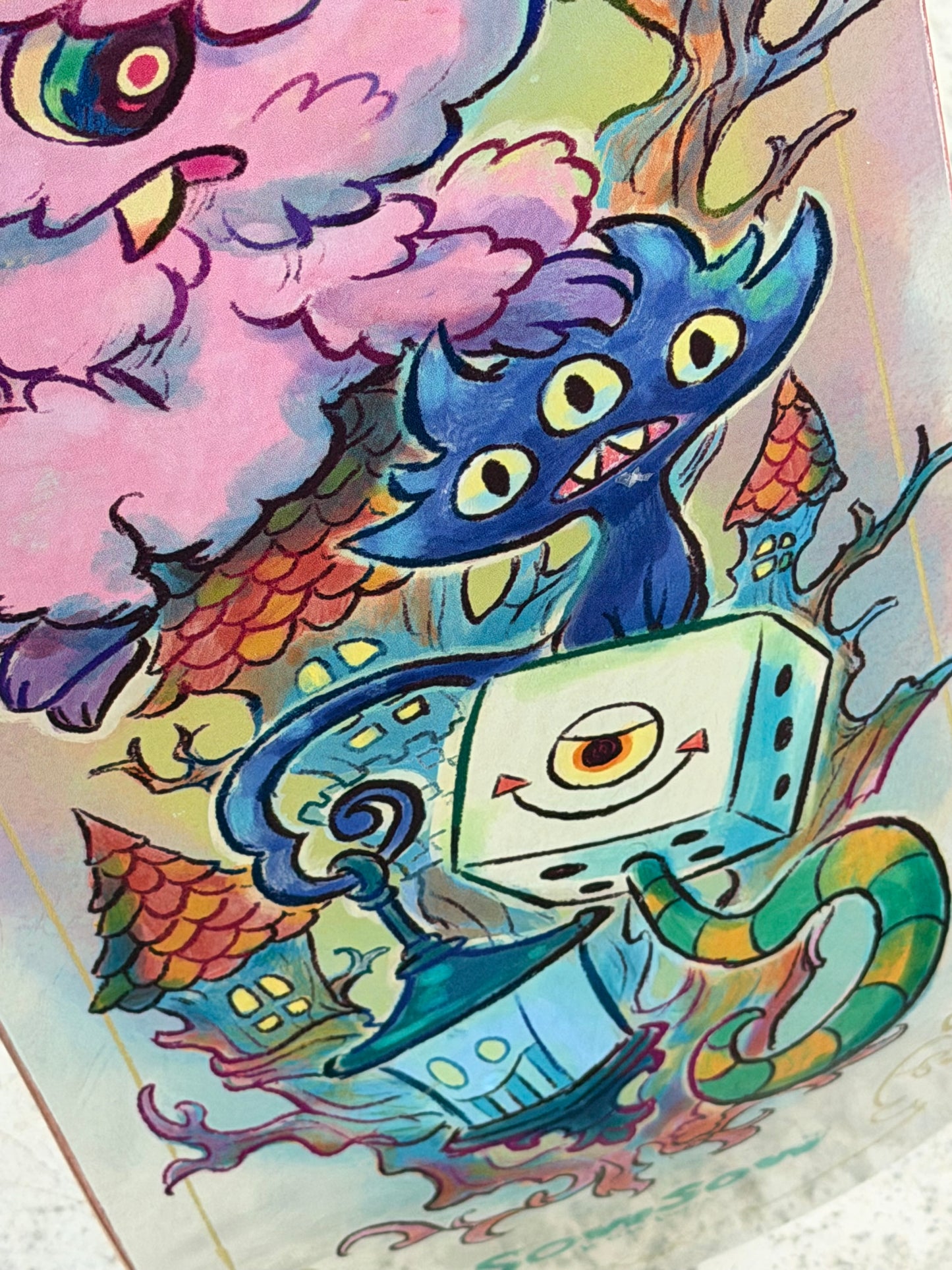 . FOIL version SOWSOW Midnight friends - 1 skateboard