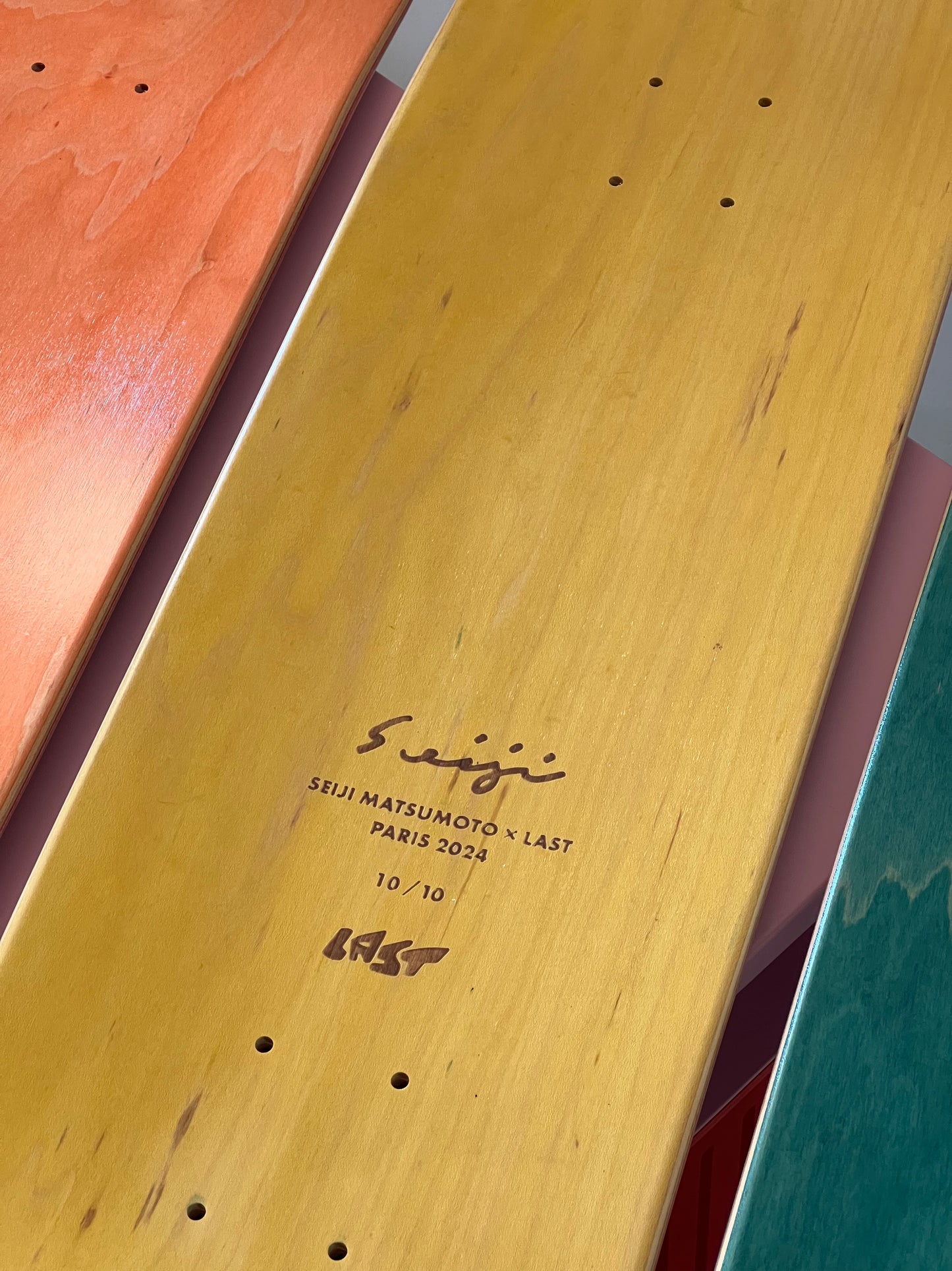 Seiji Matsumoto - Coffret Tokyo Paris New York - 3 skateboards