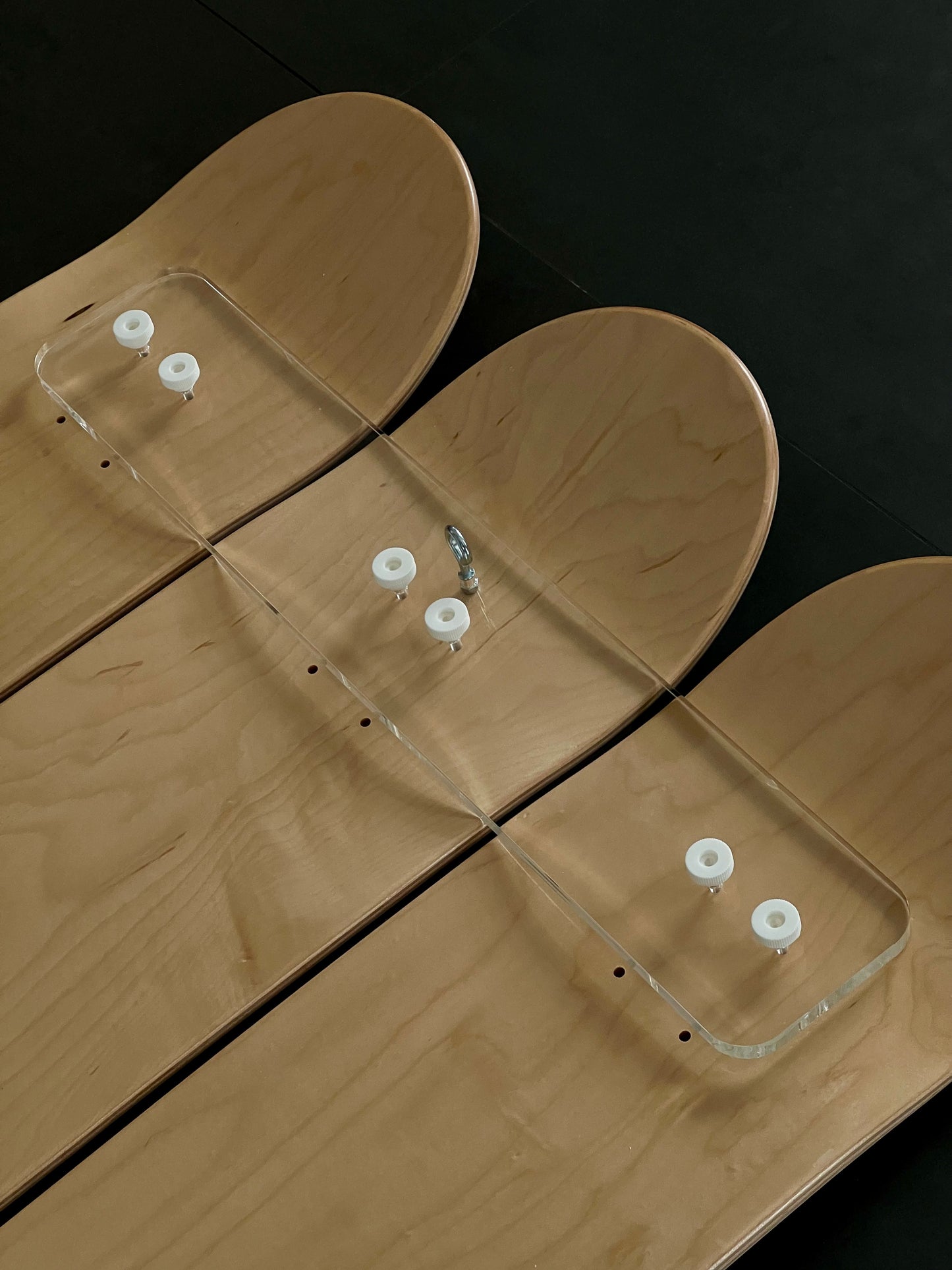 スケートボード3台用スタンド