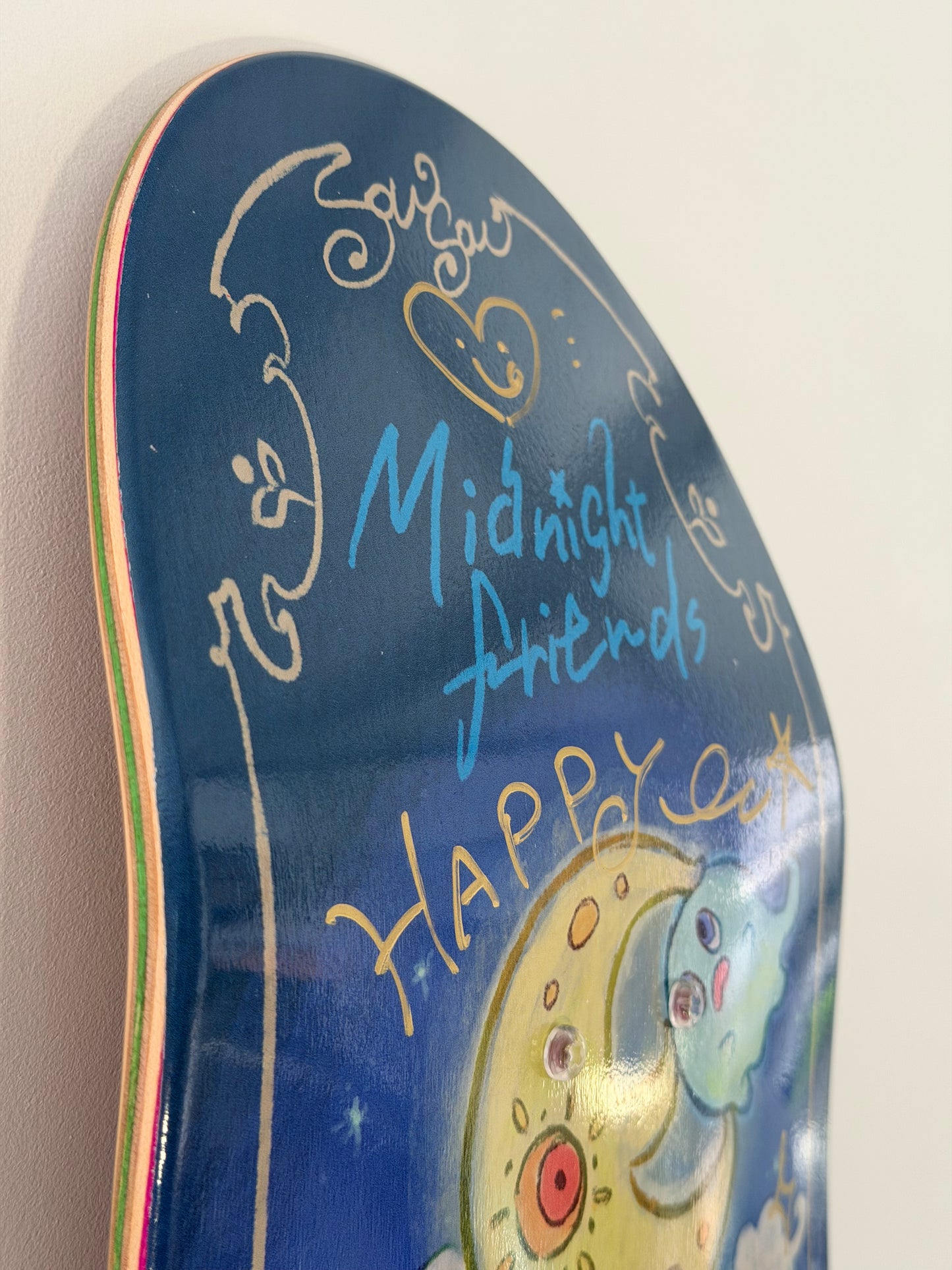 .SOWSOW 手彩バージョン 6/10 ミッドナイトフレンズ - スケートボード 1 枚