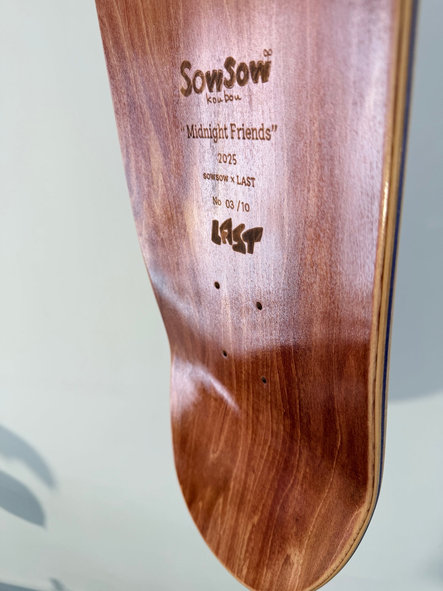 .SOWSOW 手彩バージョン 3/10 ミッドナイトフレンズ - スケートボード 1枚