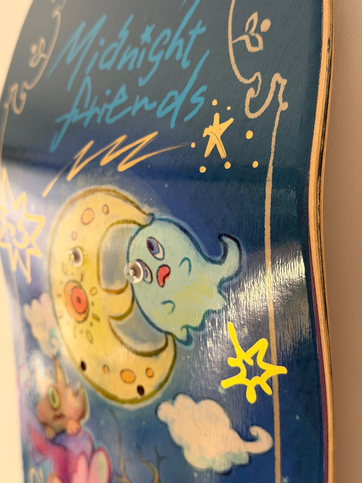 .SOWSOW 手彩バージョン 10/10 ミッドナイトフレンズ - スケートボード 1 枚