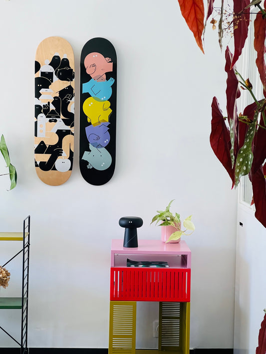 Pack EMU avec 2 skateboards + 1 médaille d'or signée