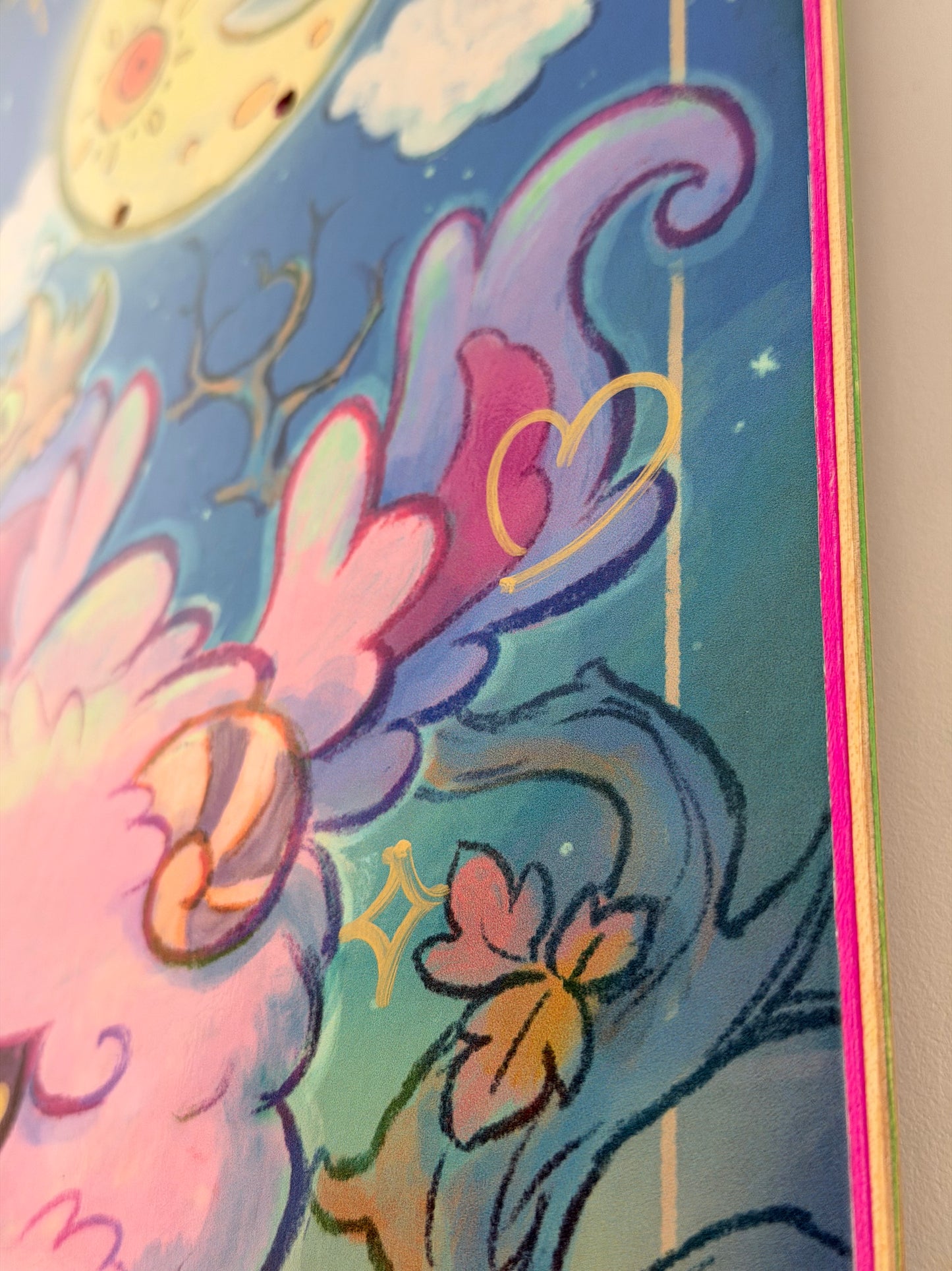 .SOWSOW 手彩バージョン 6/10 ミッドナイトフレンズ - スケートボード 1 枚