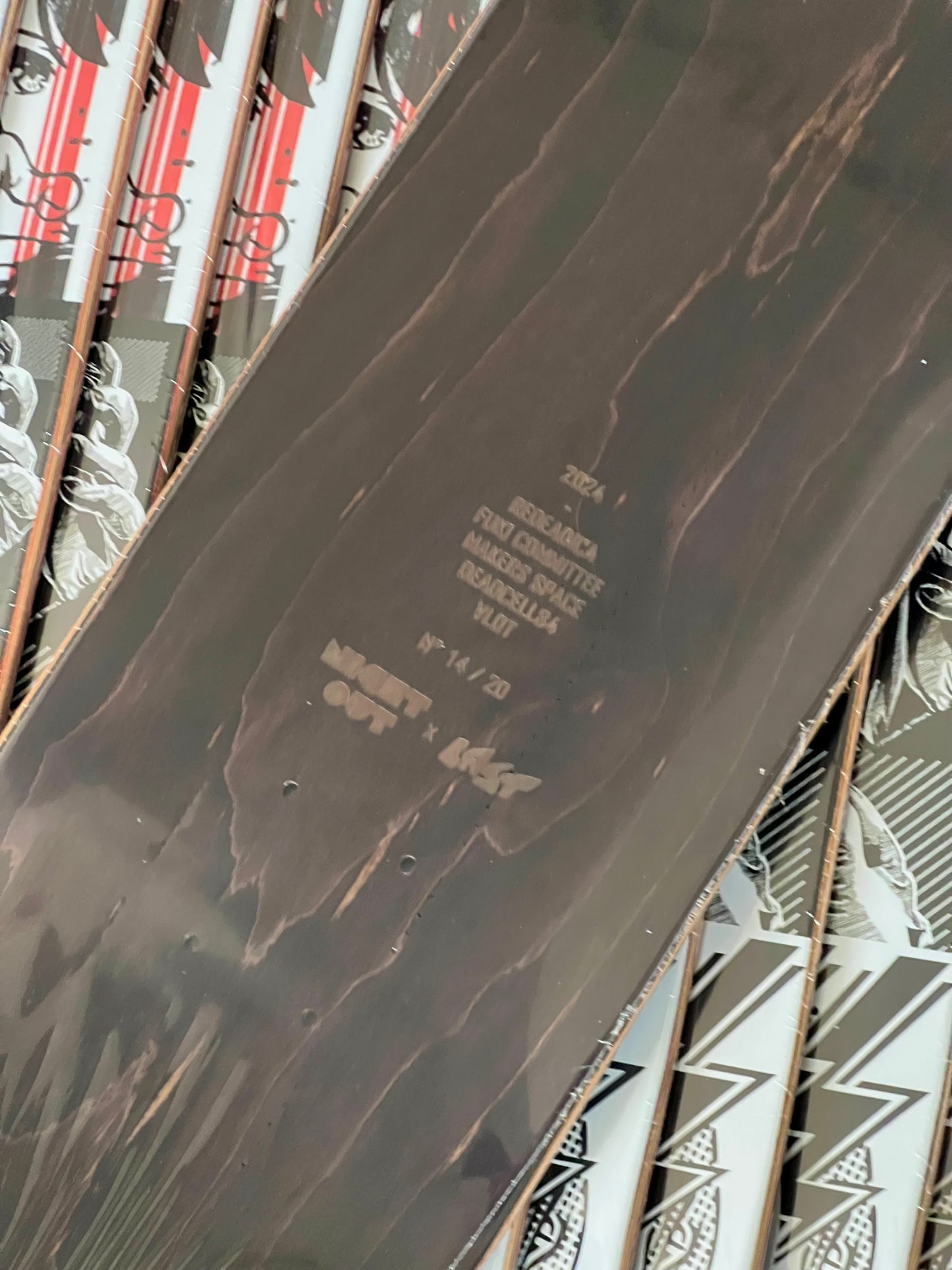 Fuki Committee Vlot Makers space Redeadica Deadcell84  - 1 skateboard