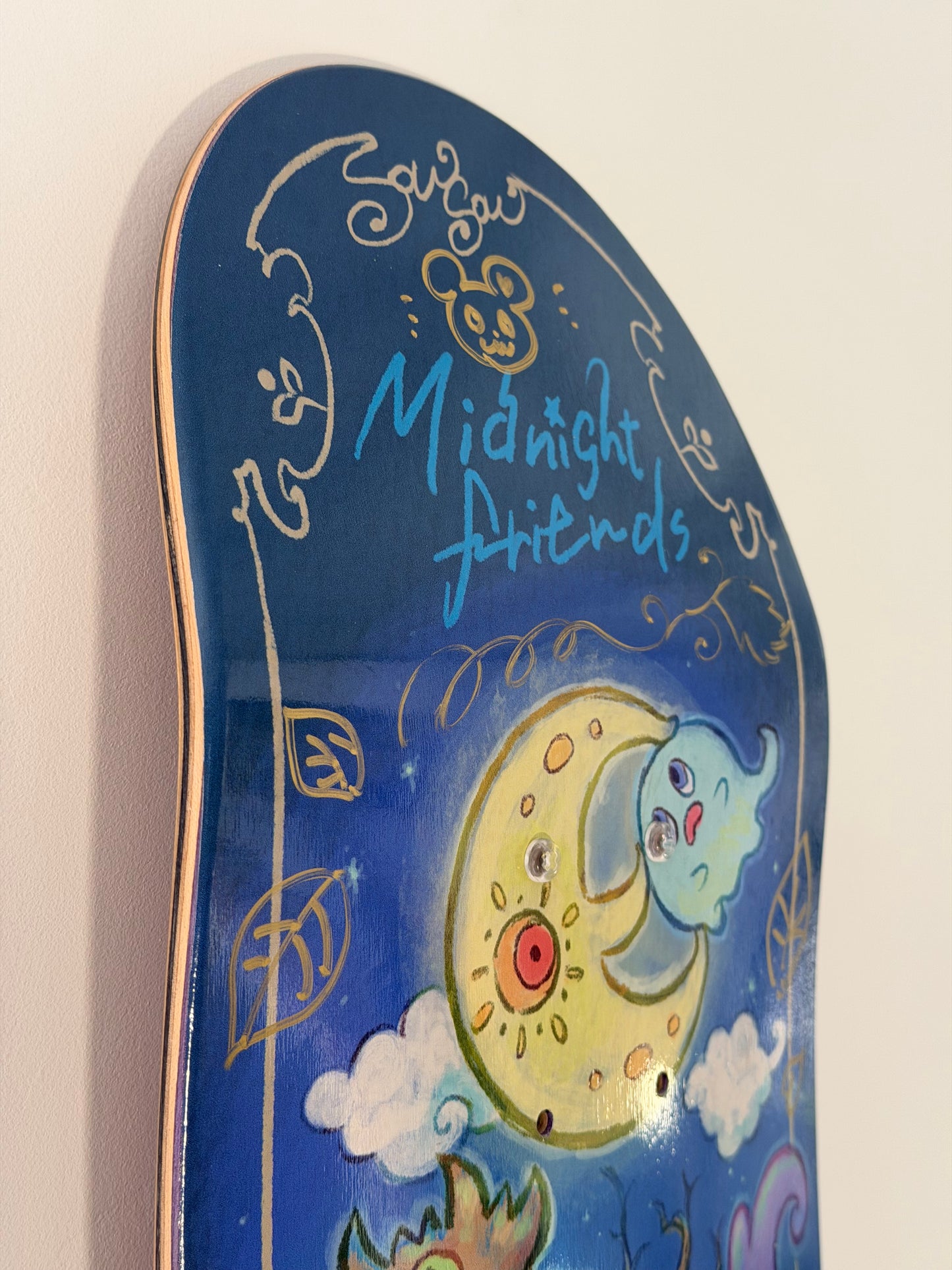 .SOWSOW 手彩バージョン 4/10 ミッドナイトフレンズ - スケートボード 1枚