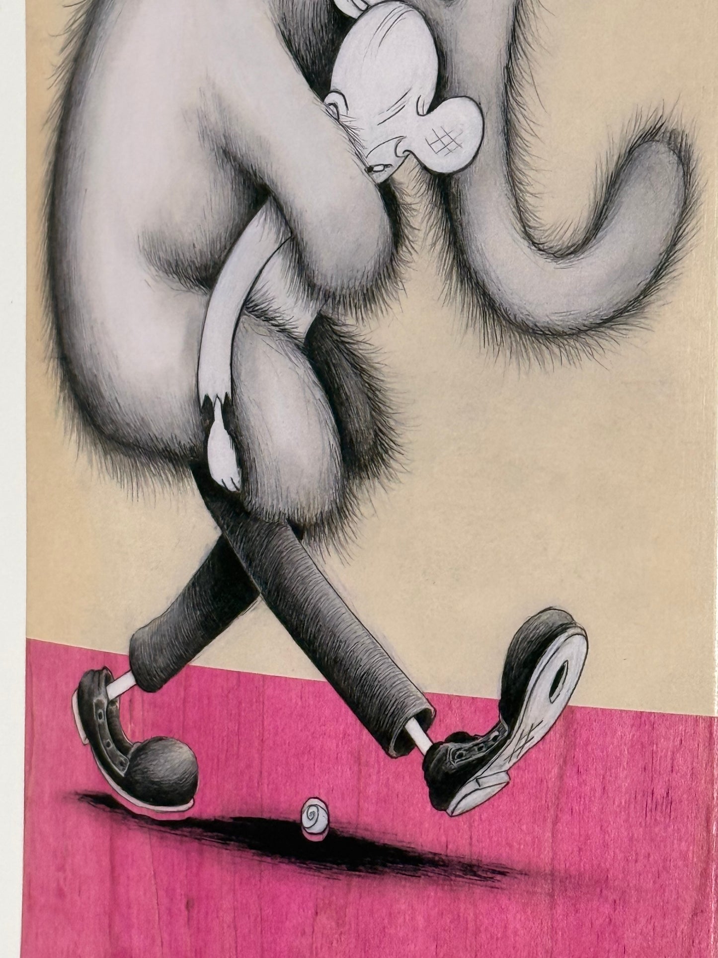 Le skateboard « Pink Elephant » de Jeff Ladouceur