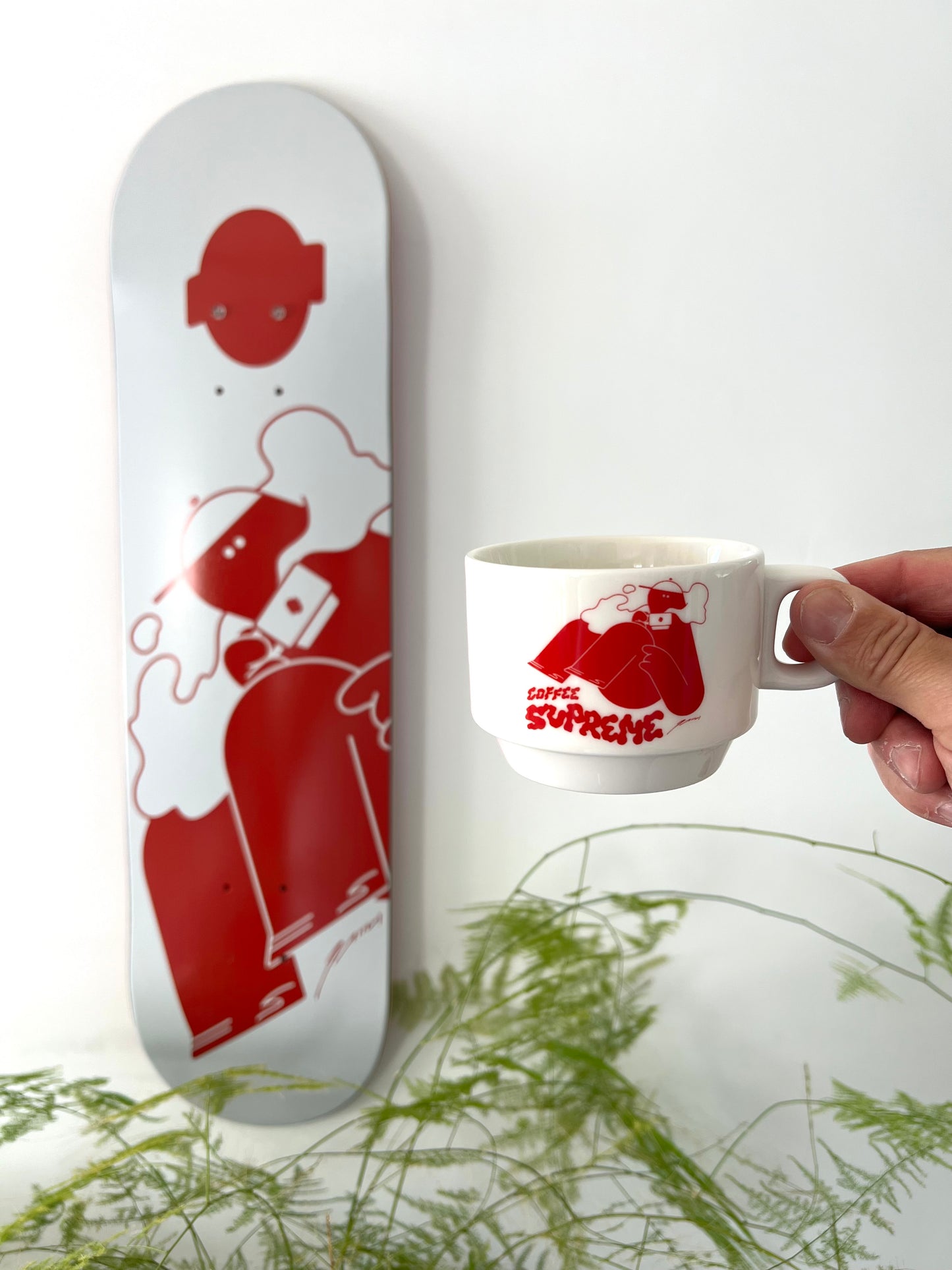 .ÉMU スケートボード + コーヒーシュプリーム マグカップ