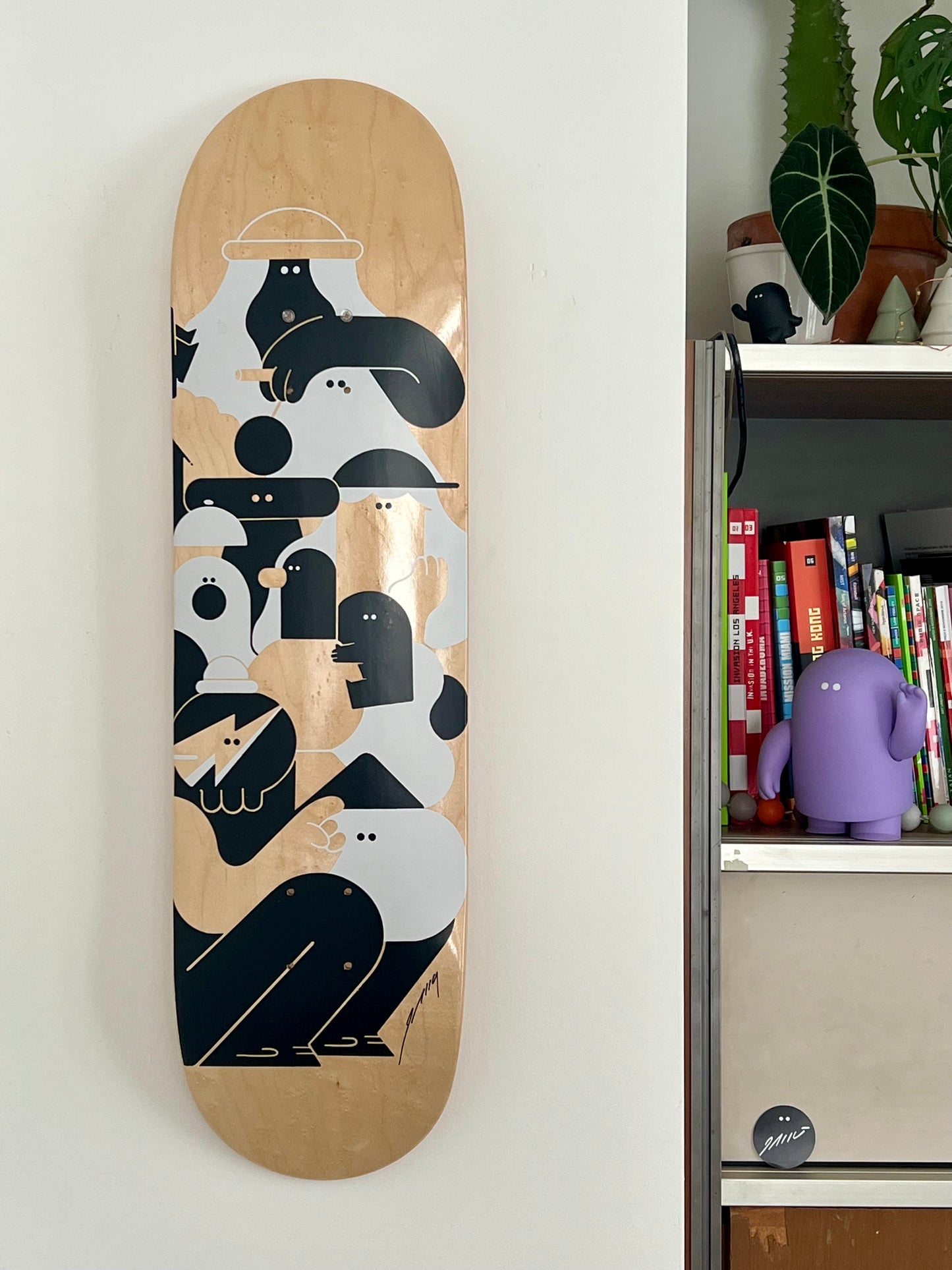 ÉMU SIGNÉ Neighbours n•7 - Deck'On - 1 skateboard