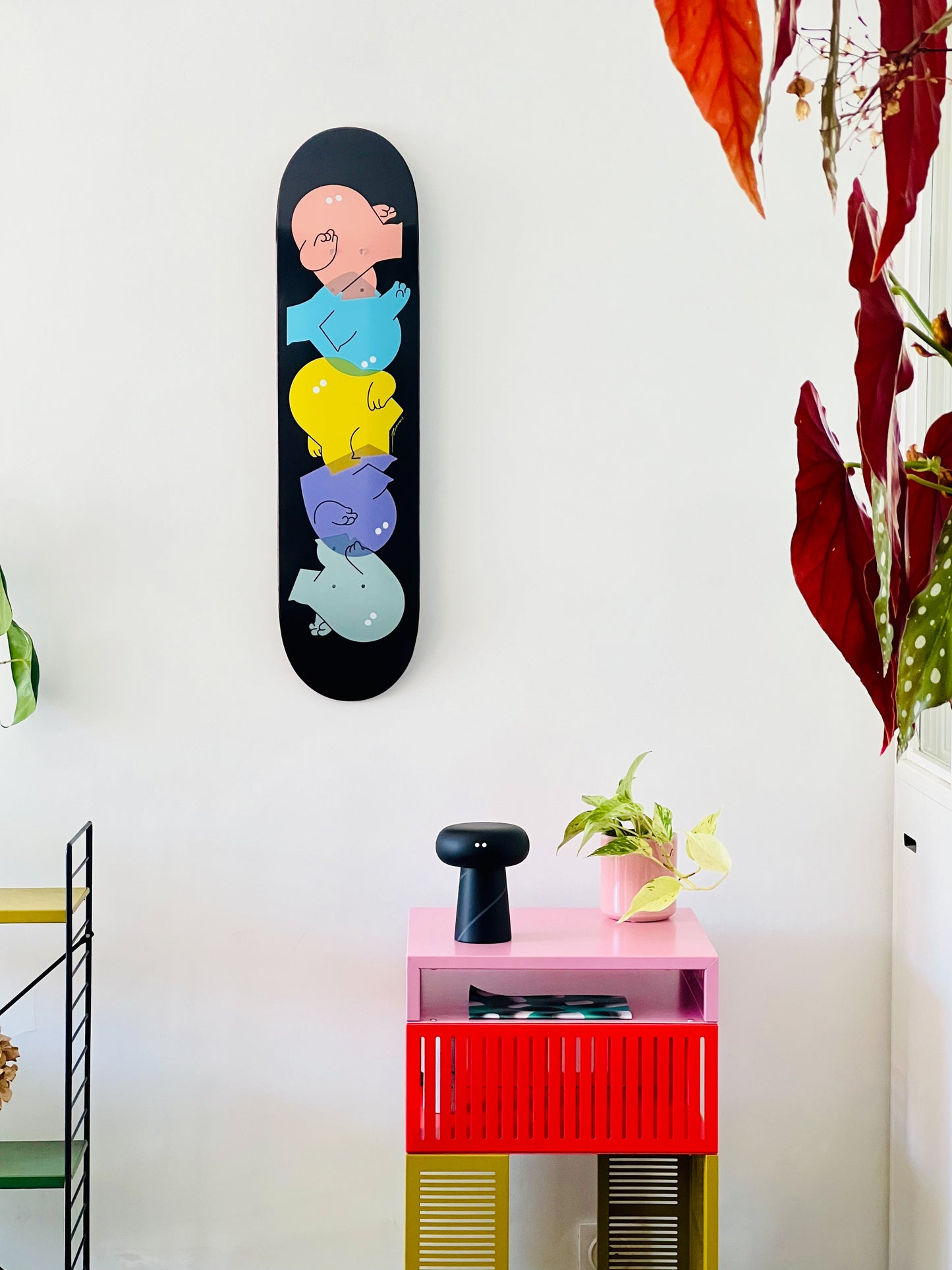 Skateboard garçons ÉMU + médaille d'or dédicacée