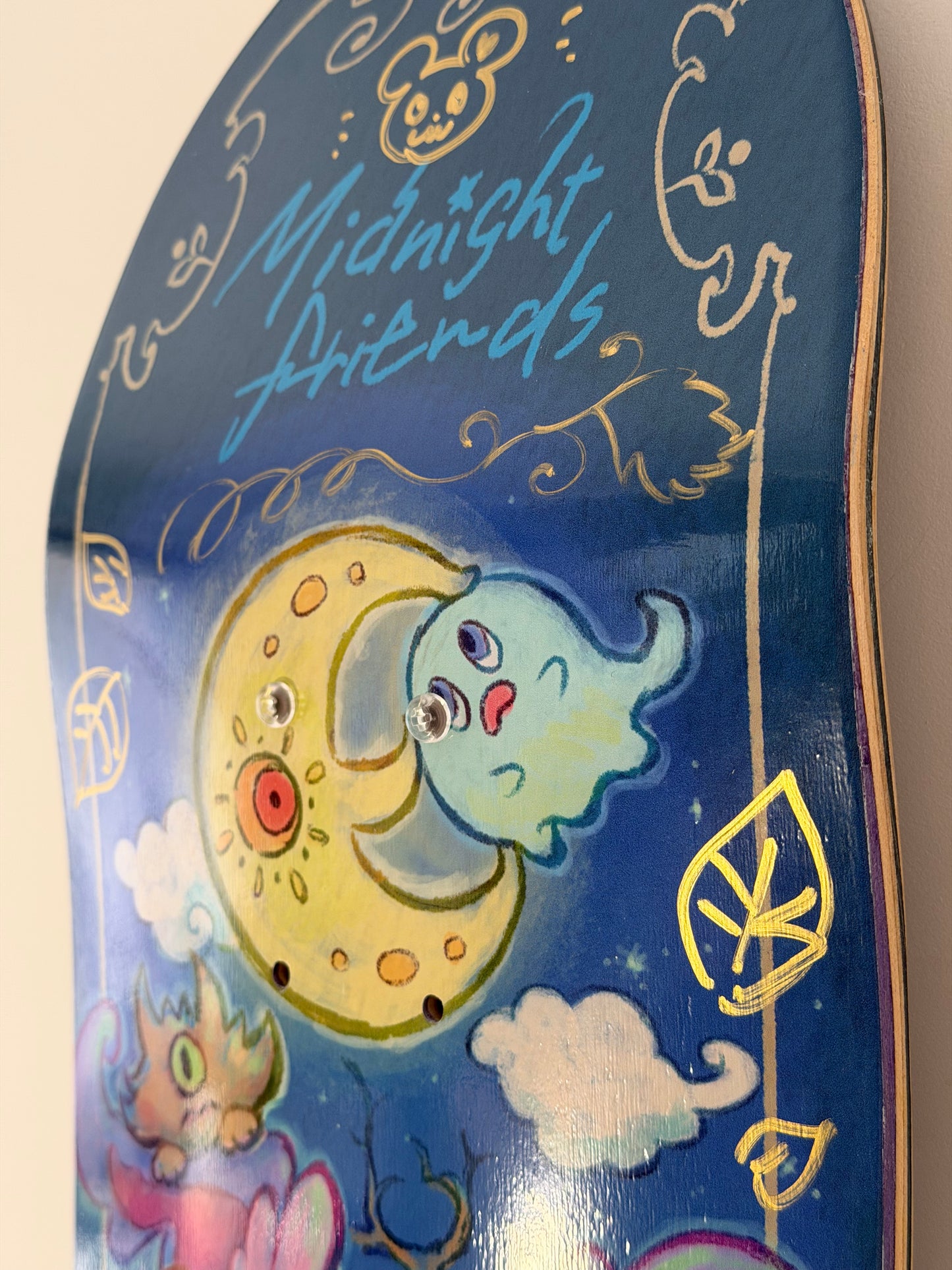 .SOWSOW 手彩バージョン 4/10 ミッドナイトフレンズ - スケートボード 1枚