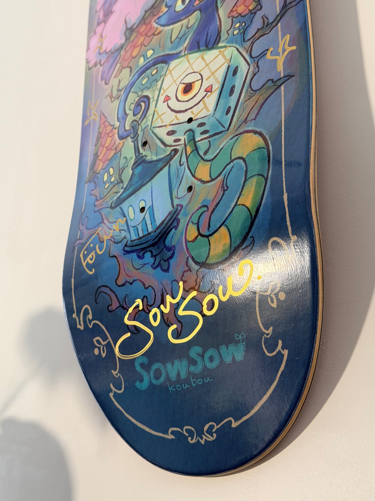 .SOWSOW 手彩バージョン 2/10 ミッドナイトフレンズ - スケートボード 1枚