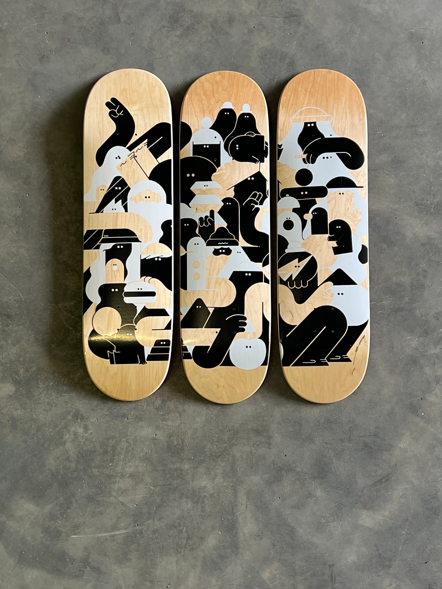 EMU Neighbors - Coffret Deck'On - 3 skateboards