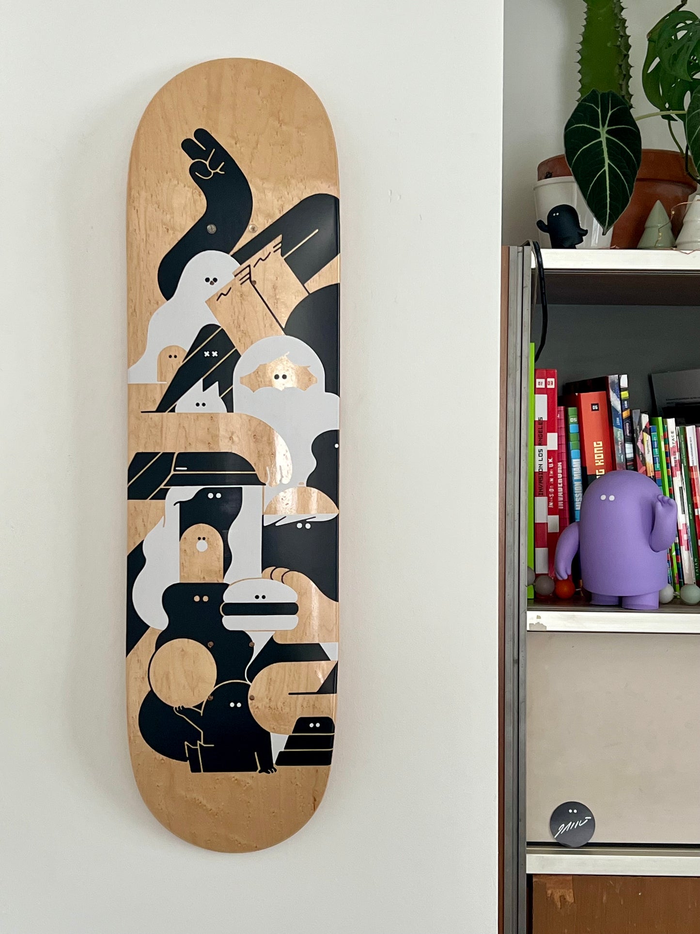 ÉMU SIGNÉ Neighbours n•3 - Deck'On - 1 skateboard