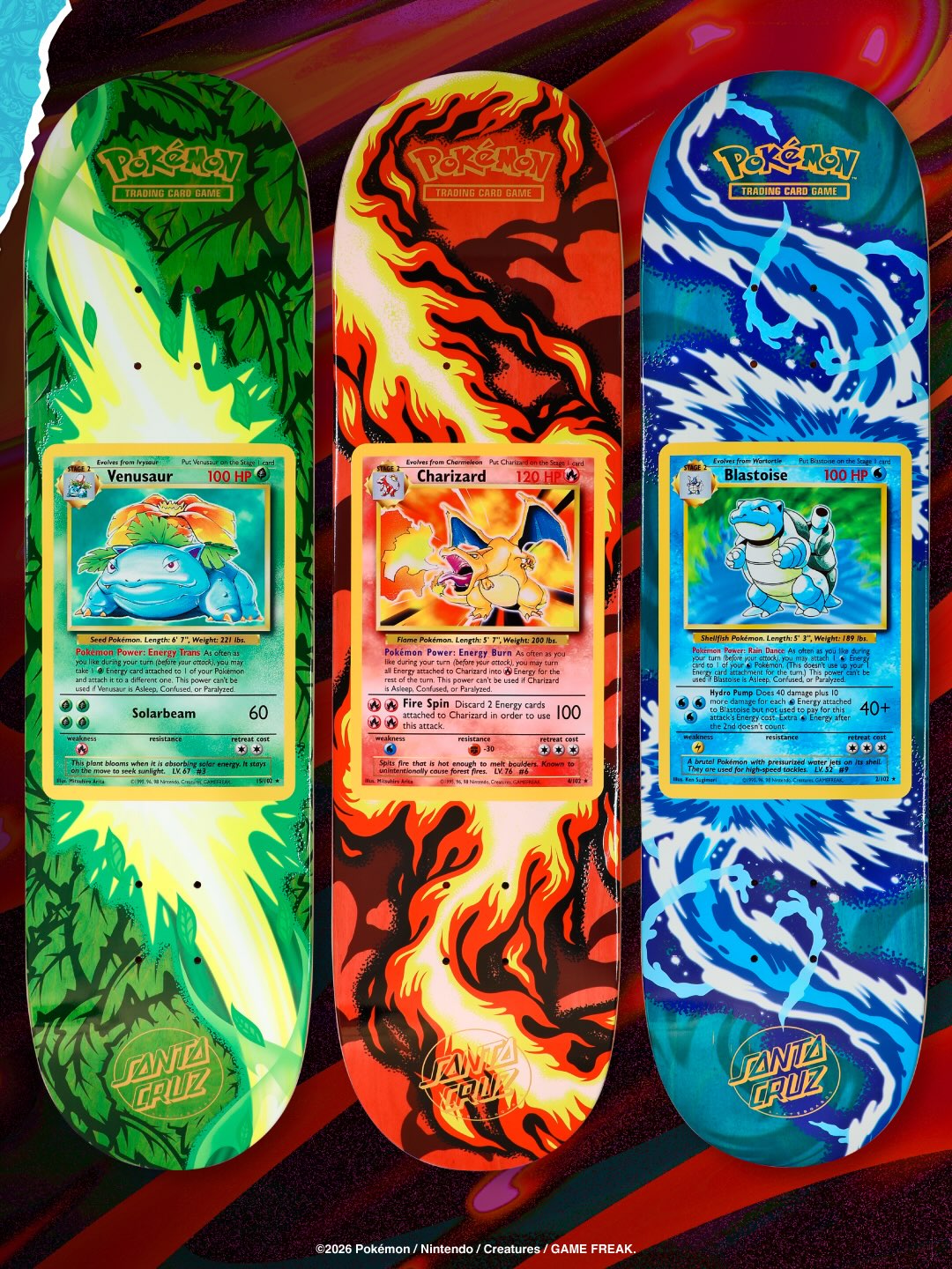 .POKÉMON x Santa Cruz - 1 skateboard en sachet surprise