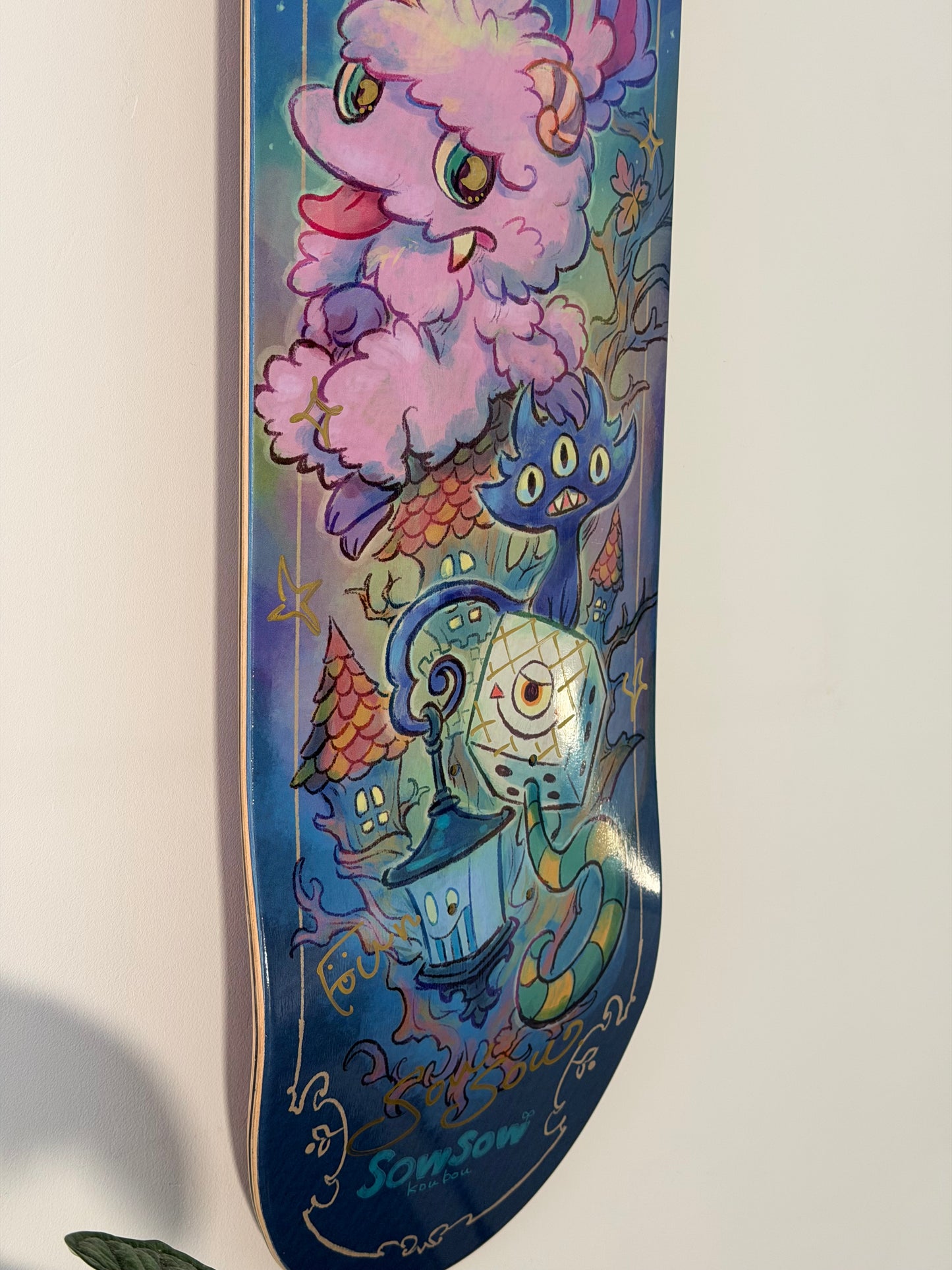 .SOWSOW 手彩バージョン 2/10 ミッドナイトフレンズ - スケートボード 1枚