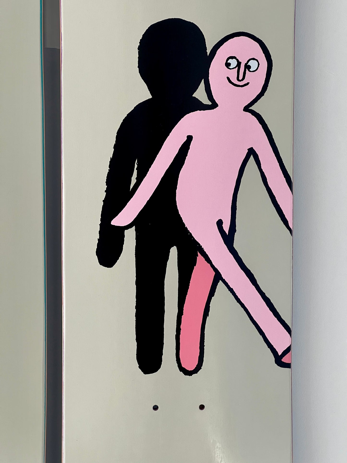 ジャン・ジュリアン - 紙の人物三連画（スケートボード 3 枚）